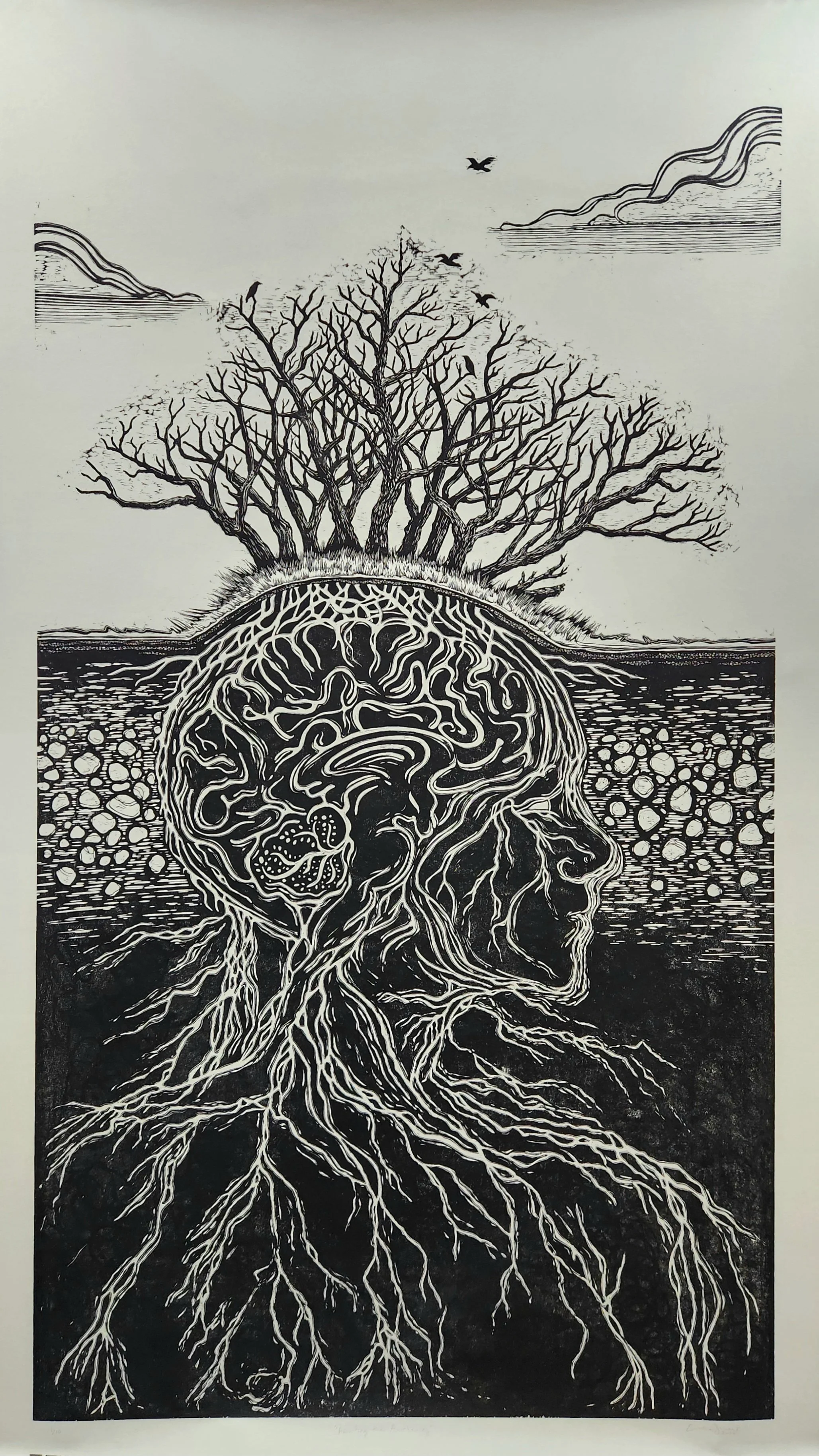 Awaiting the Awakening, 36"x64"