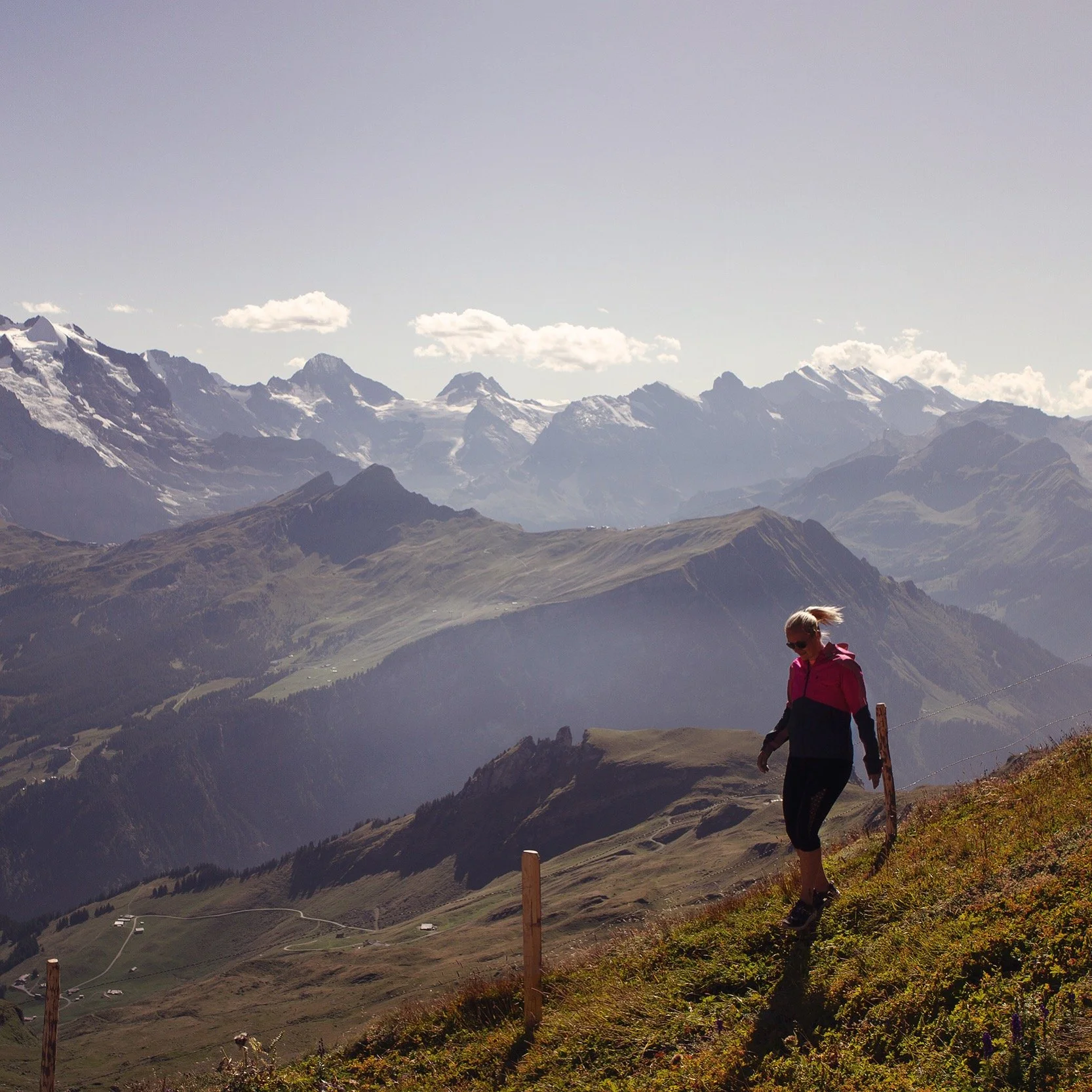 Beneath the wall of eiger