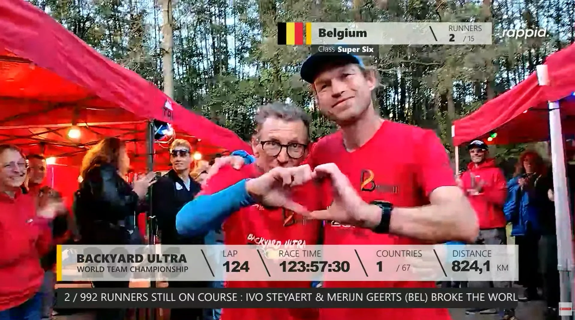 Belgian Pair Set New Backyard Ultra World Record With 124 Yards