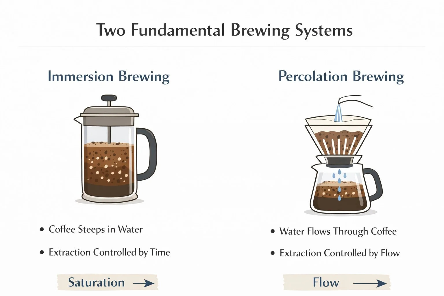 Methods of Coffee Brewing: Immersion vs Percolation