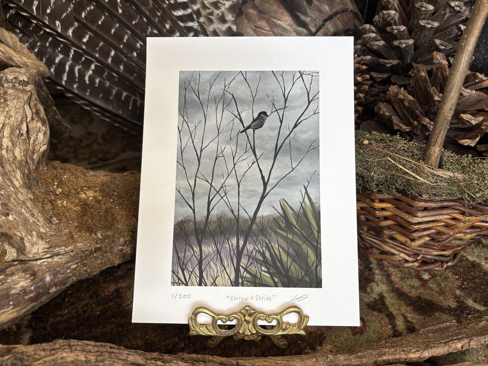 "Sorrow & Shrike" Giclee Print