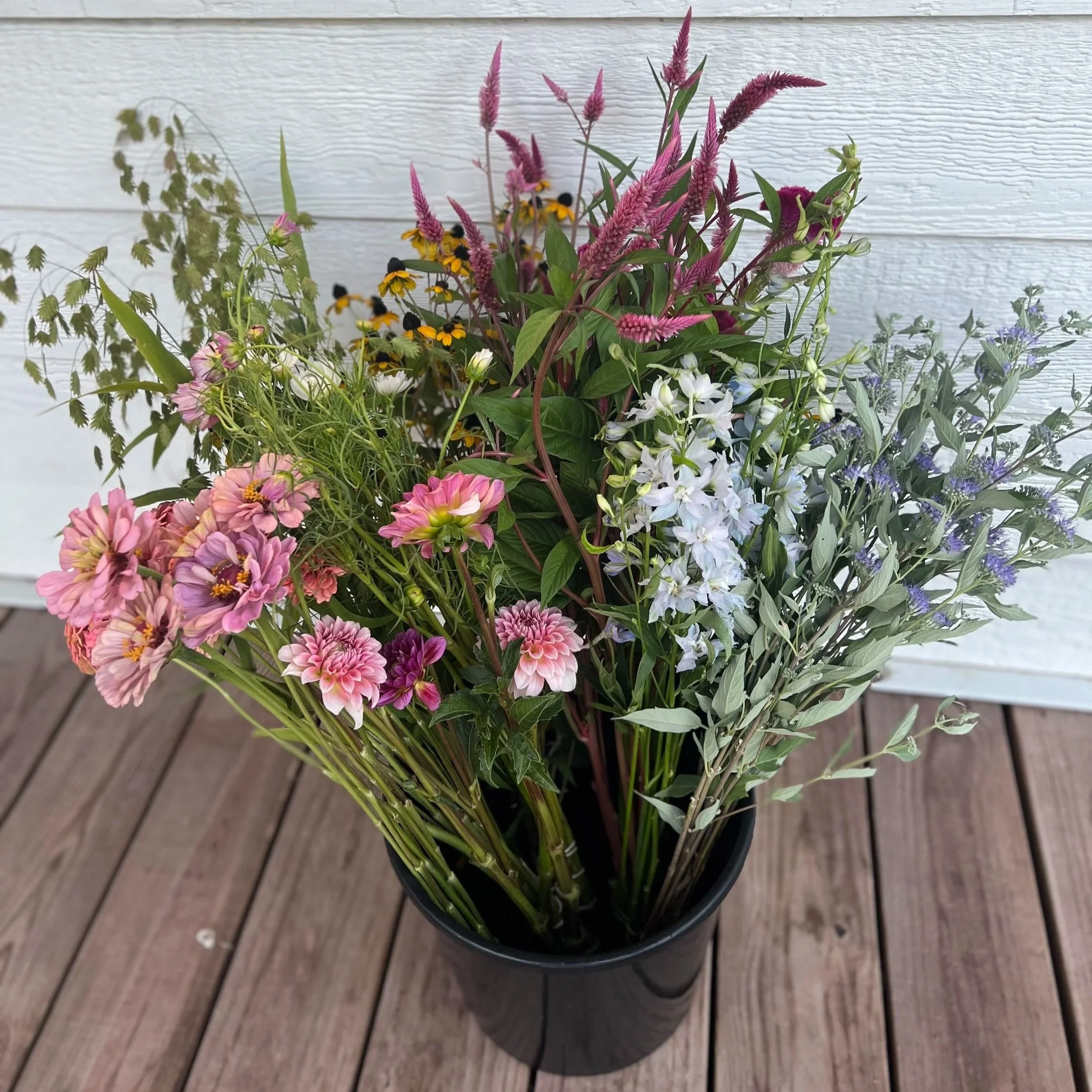 Fall bundle of flowers