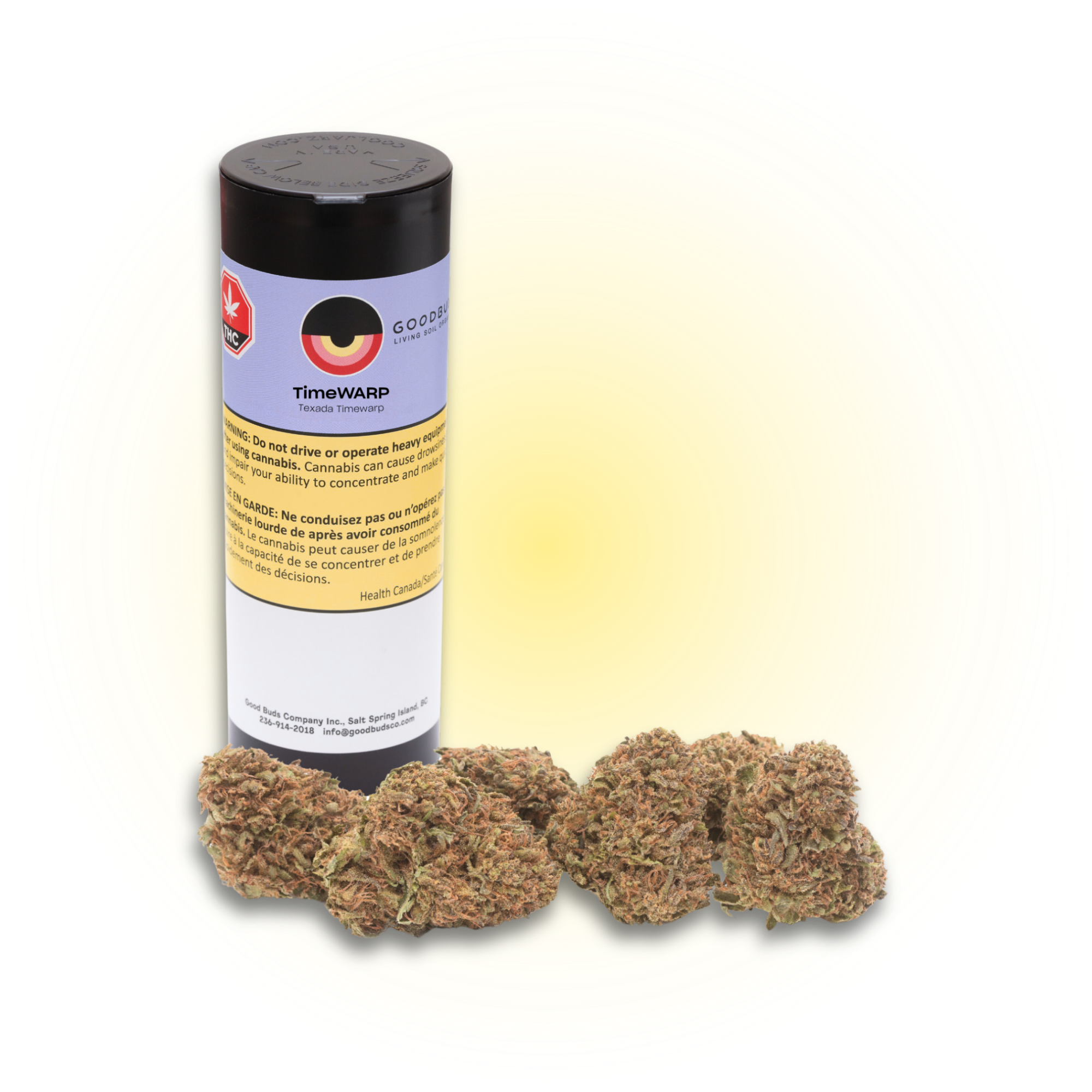 Timewarp sun-grown LSO dry flower cannabis — GOOD BUDS