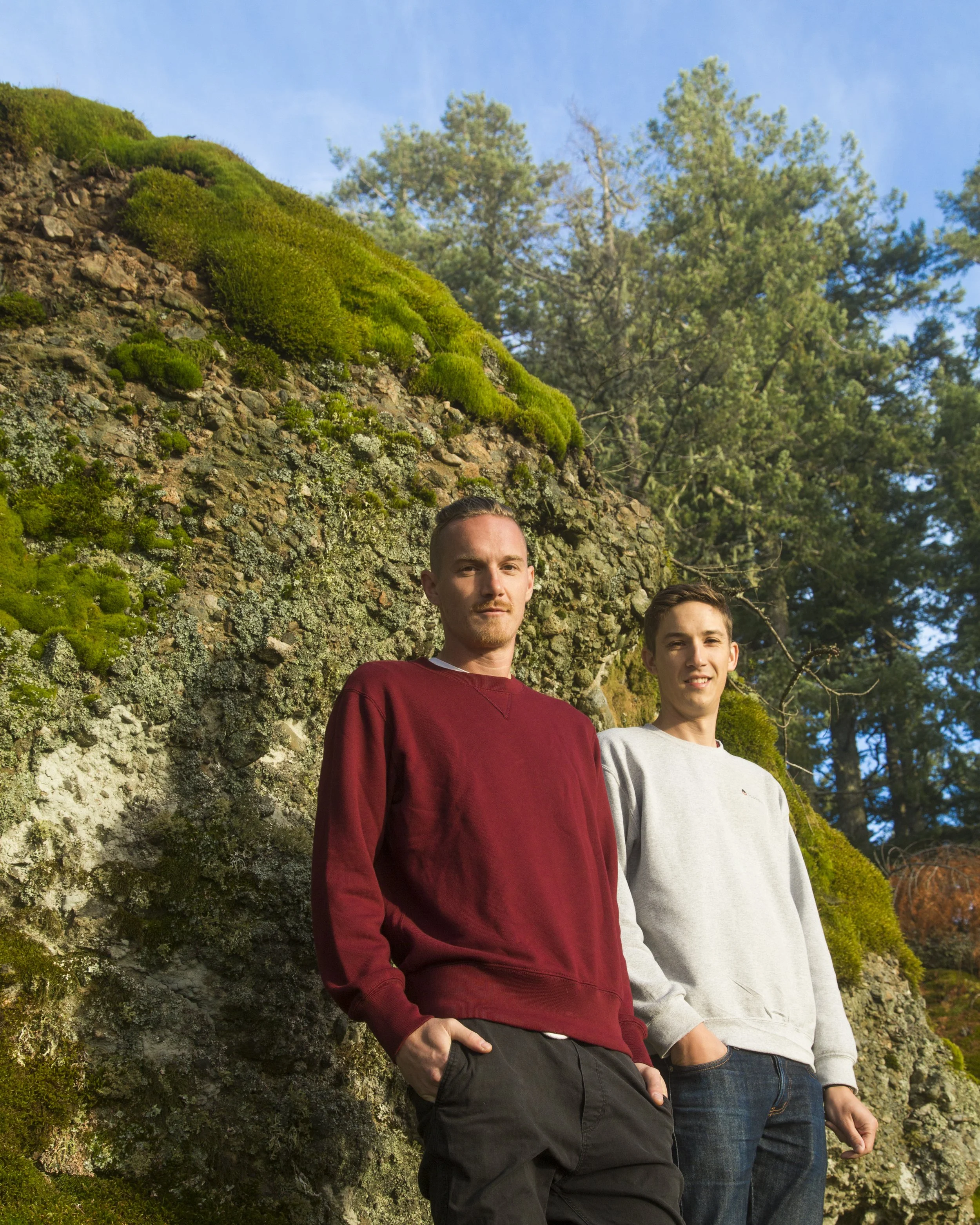 Tyler and Alex Rumi, co-founders of GOOD BUDS, Salt Spring Island
