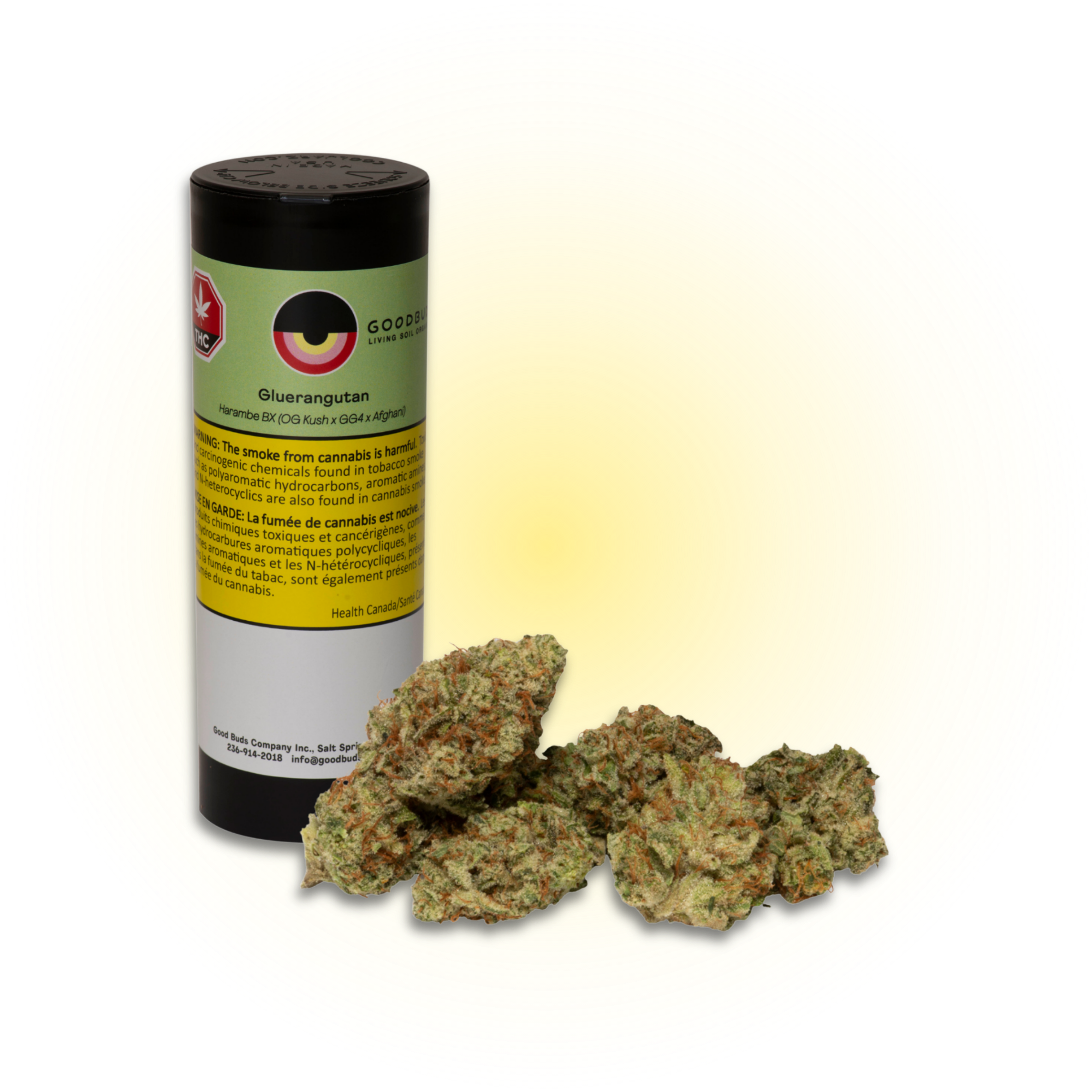 Gluerangutan Sun-grown LSO dry flower cannabis — GOOD BUDS