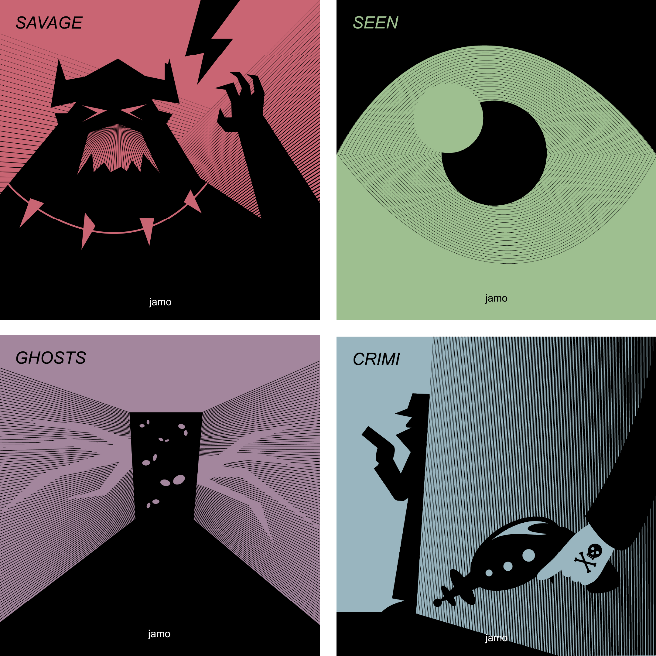 Cover arts - "MOIRE" Series