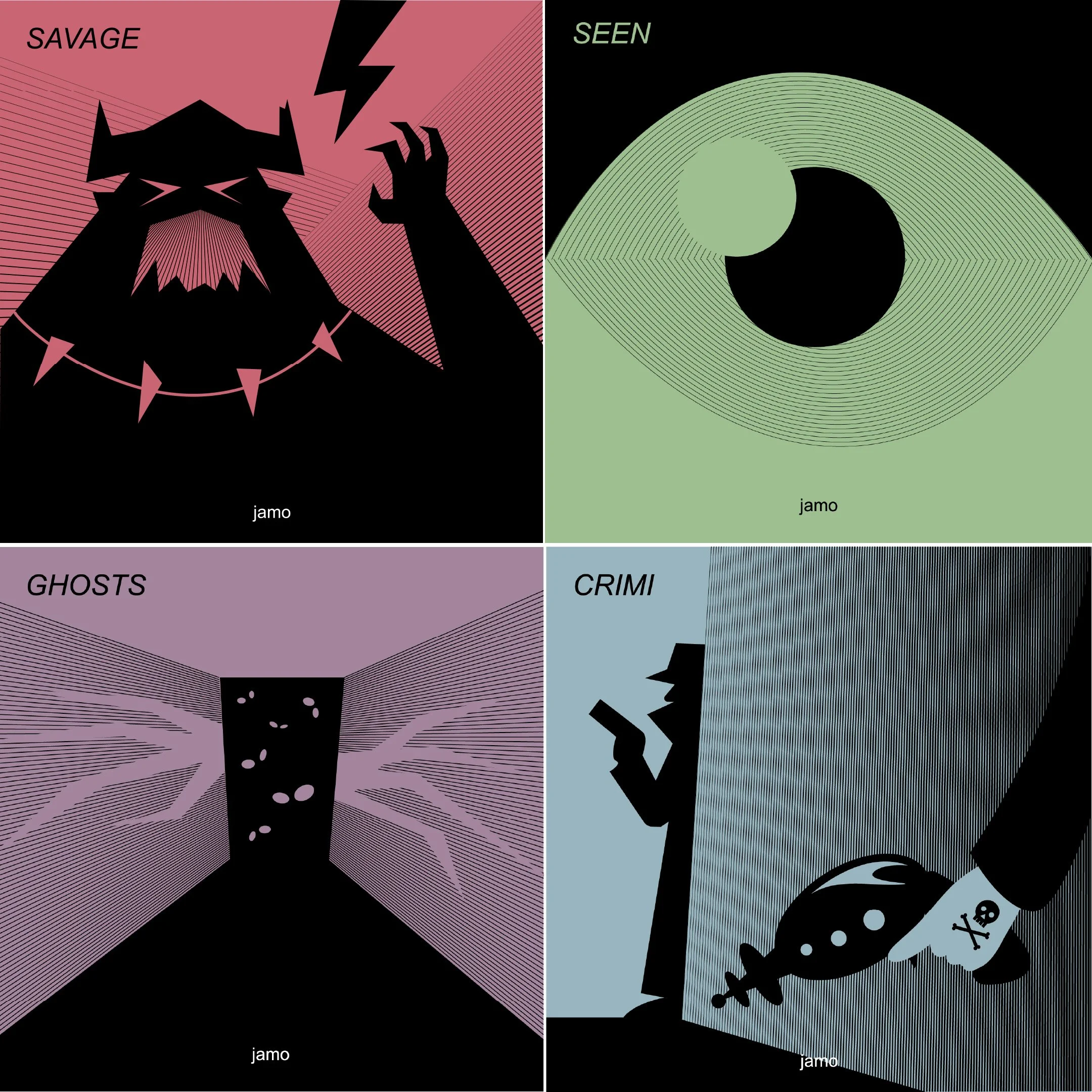Cover art - "MOIRE" Series