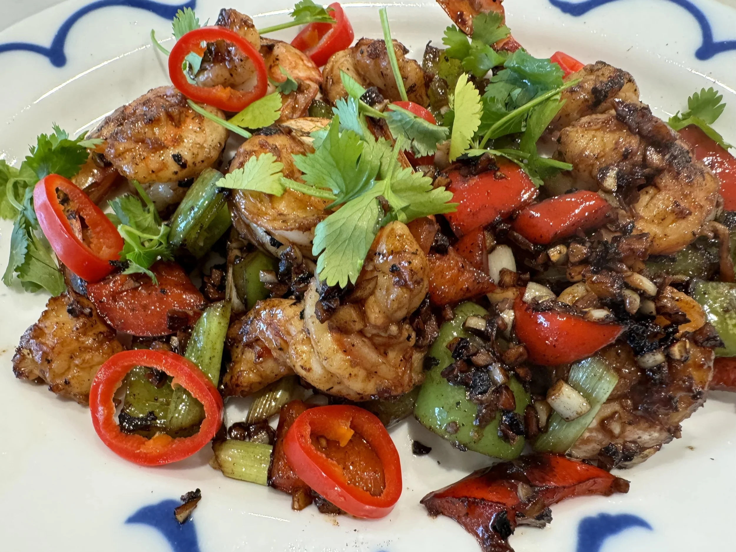 Bac Ha Shrimp Cooked In Ginger