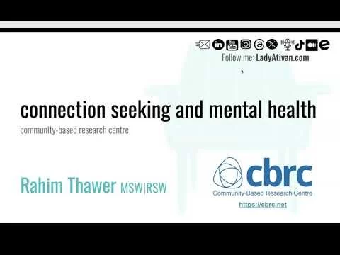 Connection seeking and mental health