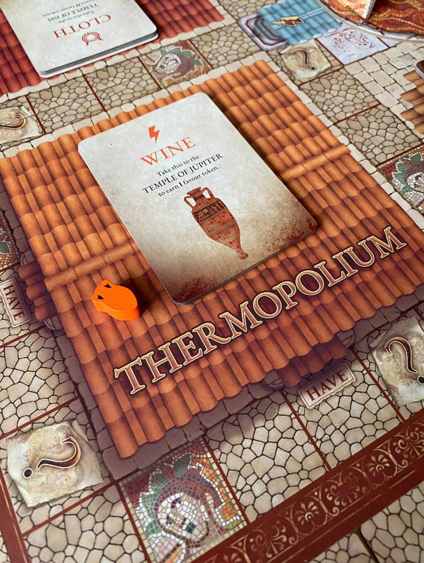 Which type of card is your favourite to pick up in Escape From Pompeii?
Resource cards - to earn you Favour Tokens
Rest cards - to protect you against negative Events
Trivia cards - for a chance to extend your turn
Or Event cards - to mix things up

