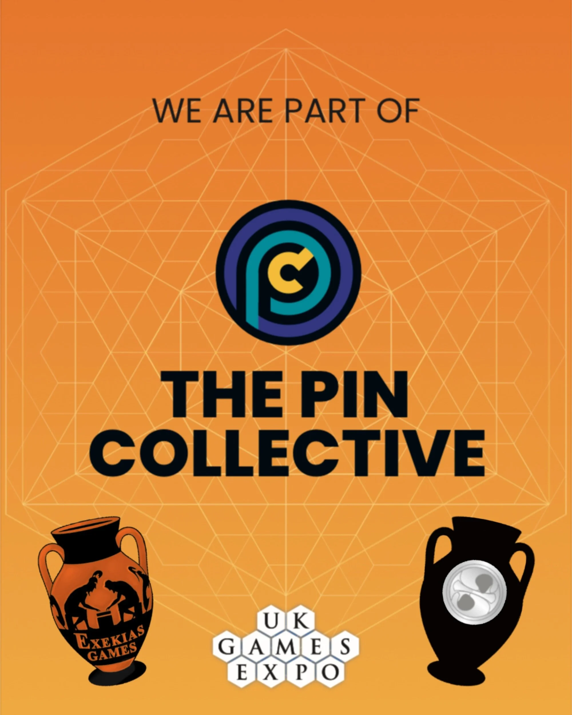 Come to stall 3A-809 for a free collectible pin at the @ukgamesexpo! We&rsquo;re excited to once again be part of the pin collective this year, with a new Greek vase design to rival last year&rsquo;s volcano. Will you be collecting them all?