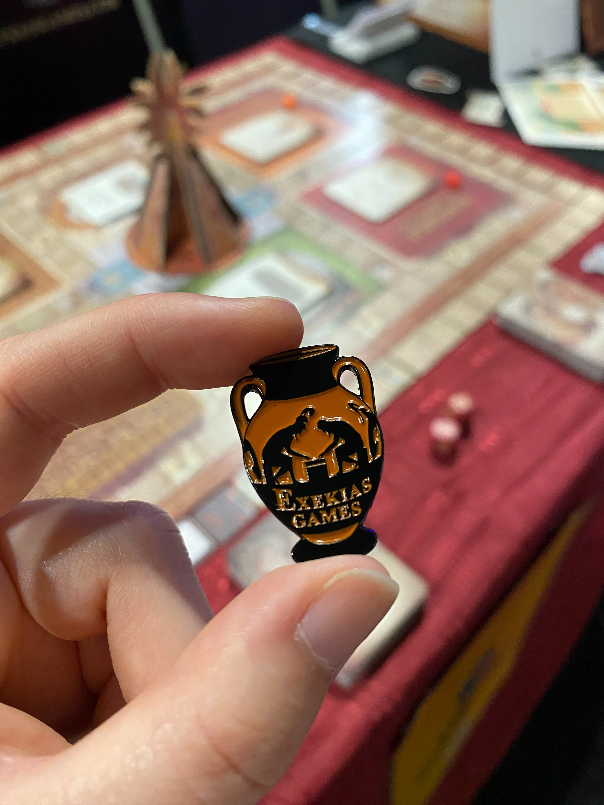 Come and get this year&rsquo;s pin collective badge! 🏺

You can find us at stall 3A-809 (at the end of Hall 3A, by the food and the shop &amp; drop)
