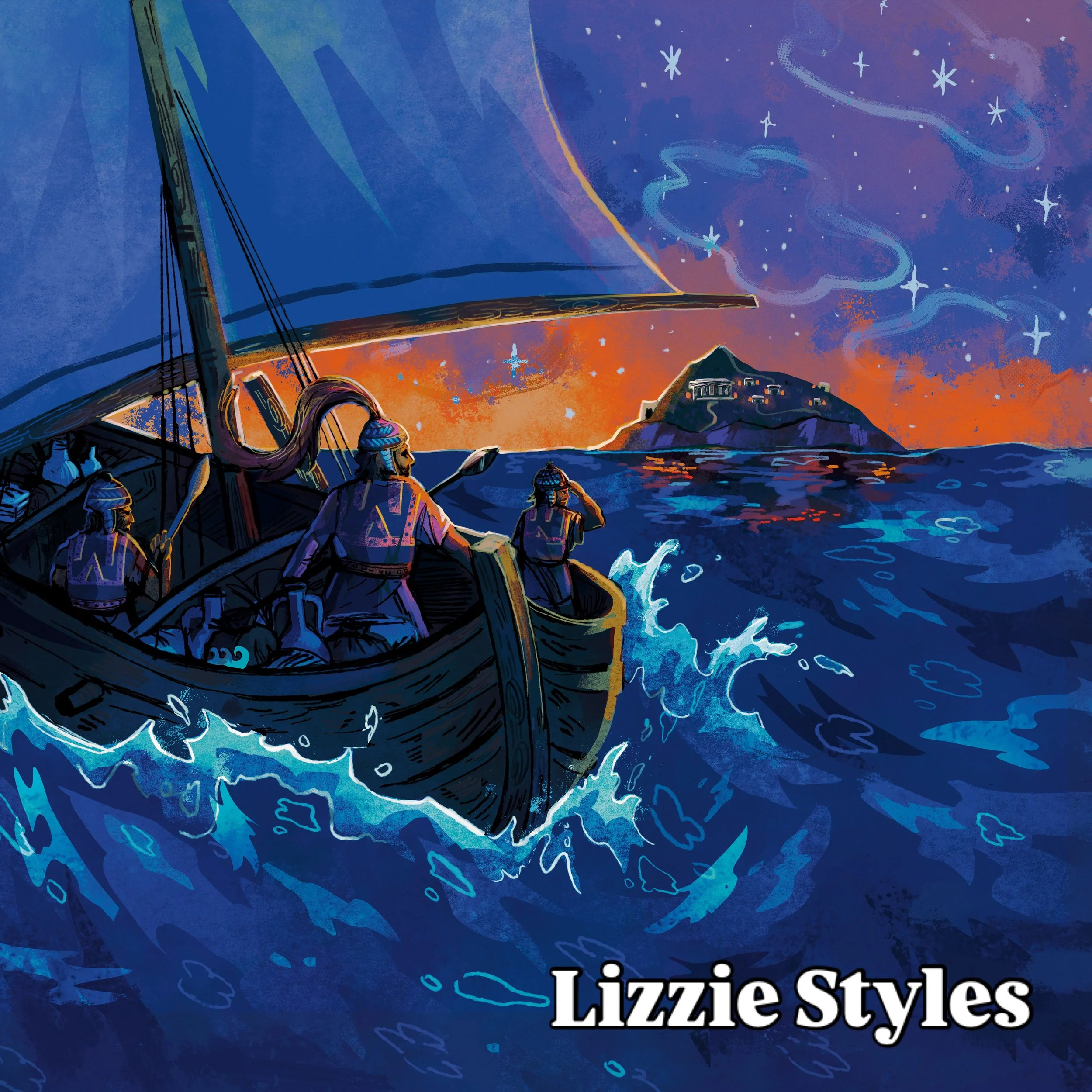 Meet the amazing artists who have worked on Escape From Pompeii and Journey From Troy - @rob.ingle (Rob Ingle) and @too.small.for.you (Lizzie Styles)! 

Rob did the beautiful mosaic illustration and graphic design for Escape From Pompeii, and will be