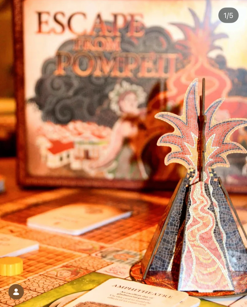 Escape From Pompeii board game review post