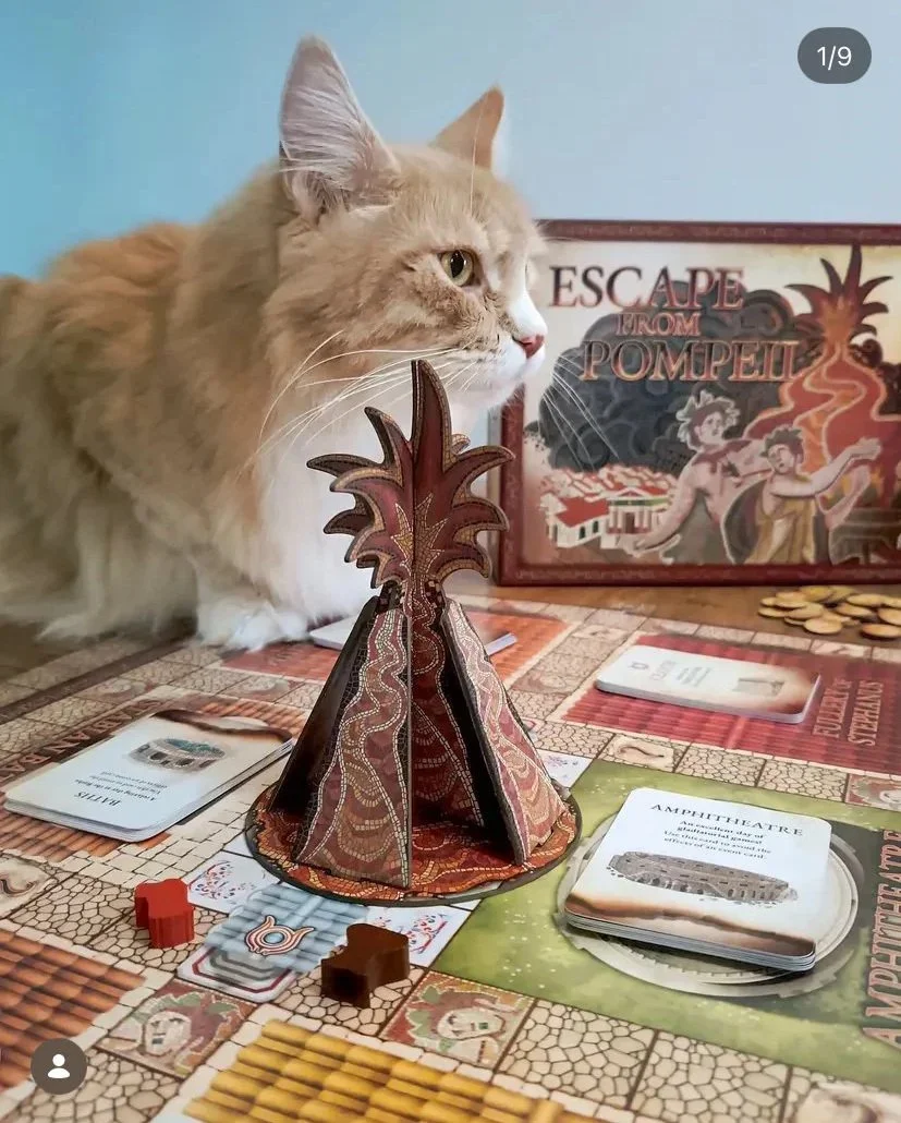 Escape From Pompeii board game review post