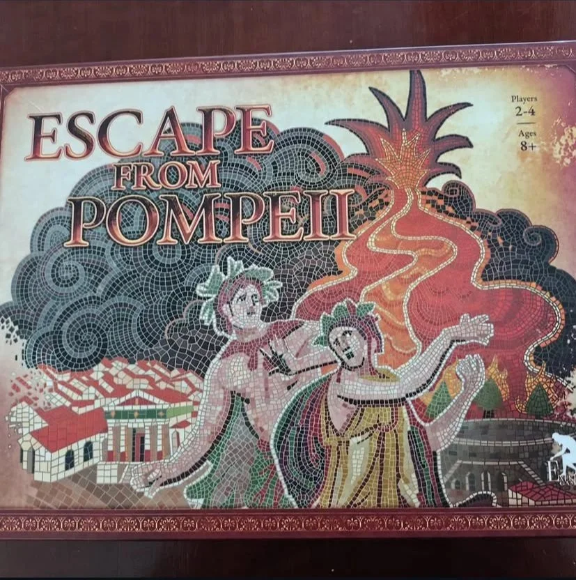 Escape From Pompeii board game review post