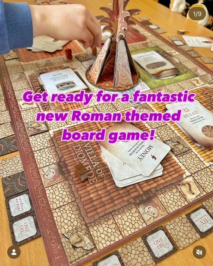 Escape From Pompeii board game review post