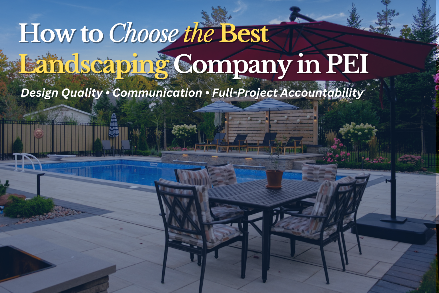 How to Choose the Best Landscaping Company in PEI