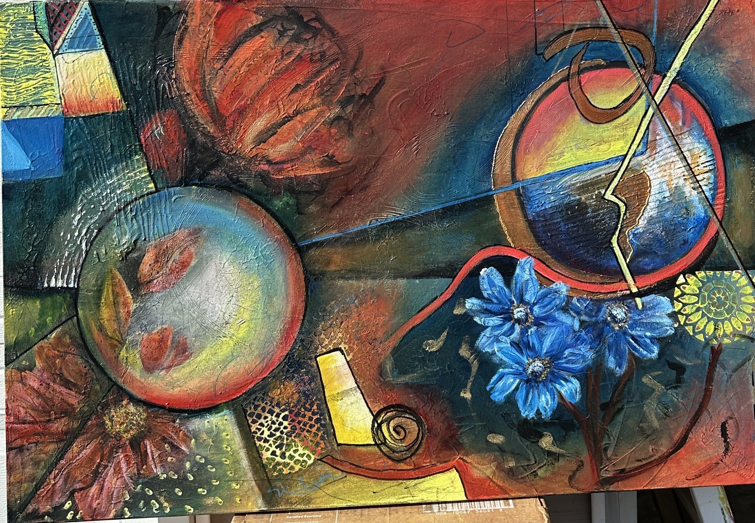 Harmony in Color Abstract Painting