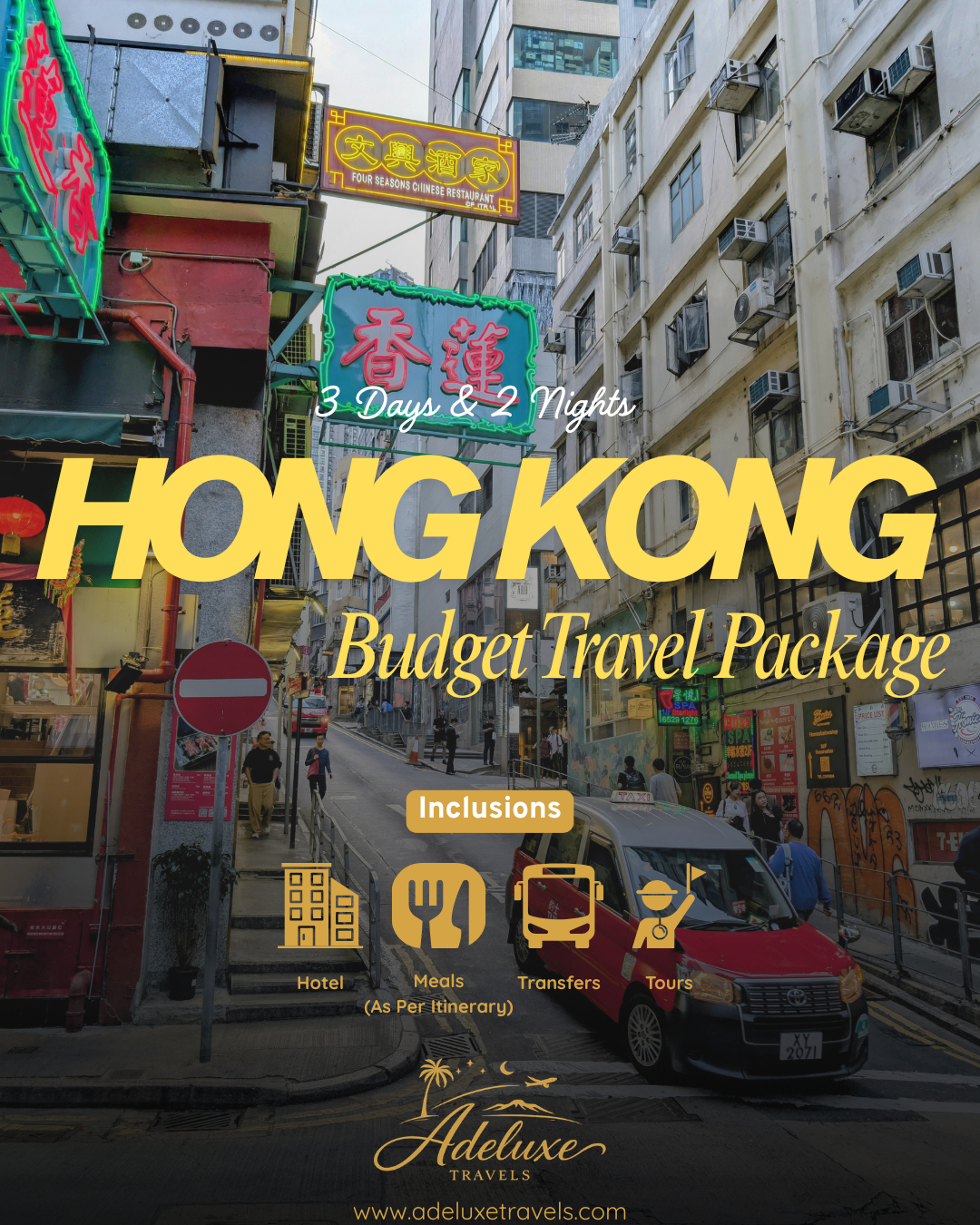 Hong Kong Budget Travel Package (3D2N)