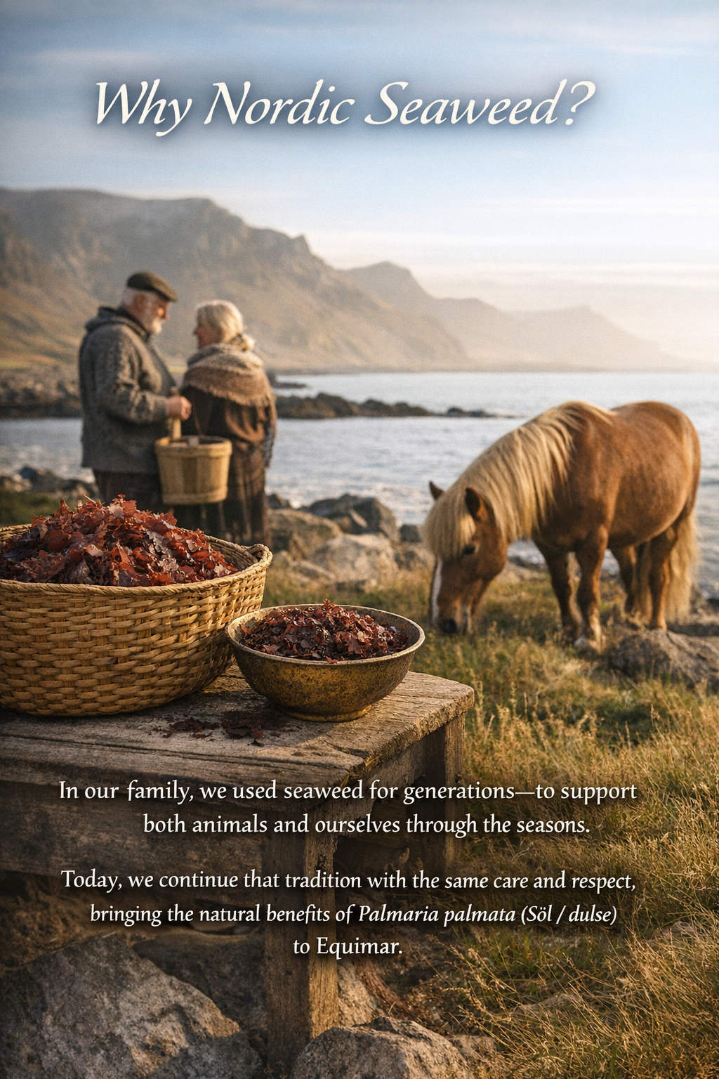 Seaweed ! Not because it “does everything,” but because mineral balance underpins everything.