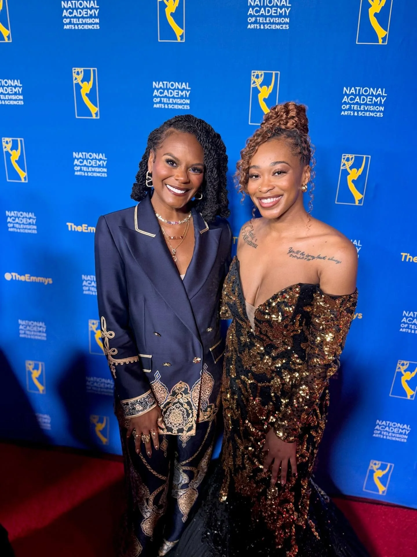 About last night.. childhood TV stars, inspiring online figures, and somehow ya girl right there in the mix! A girl from Gurdon, AR at the EMMY&rsquo;S 🤯 Grateful for every minute. 

Shoutout to CHIP Kids for making this moment possible ❤️Forever th