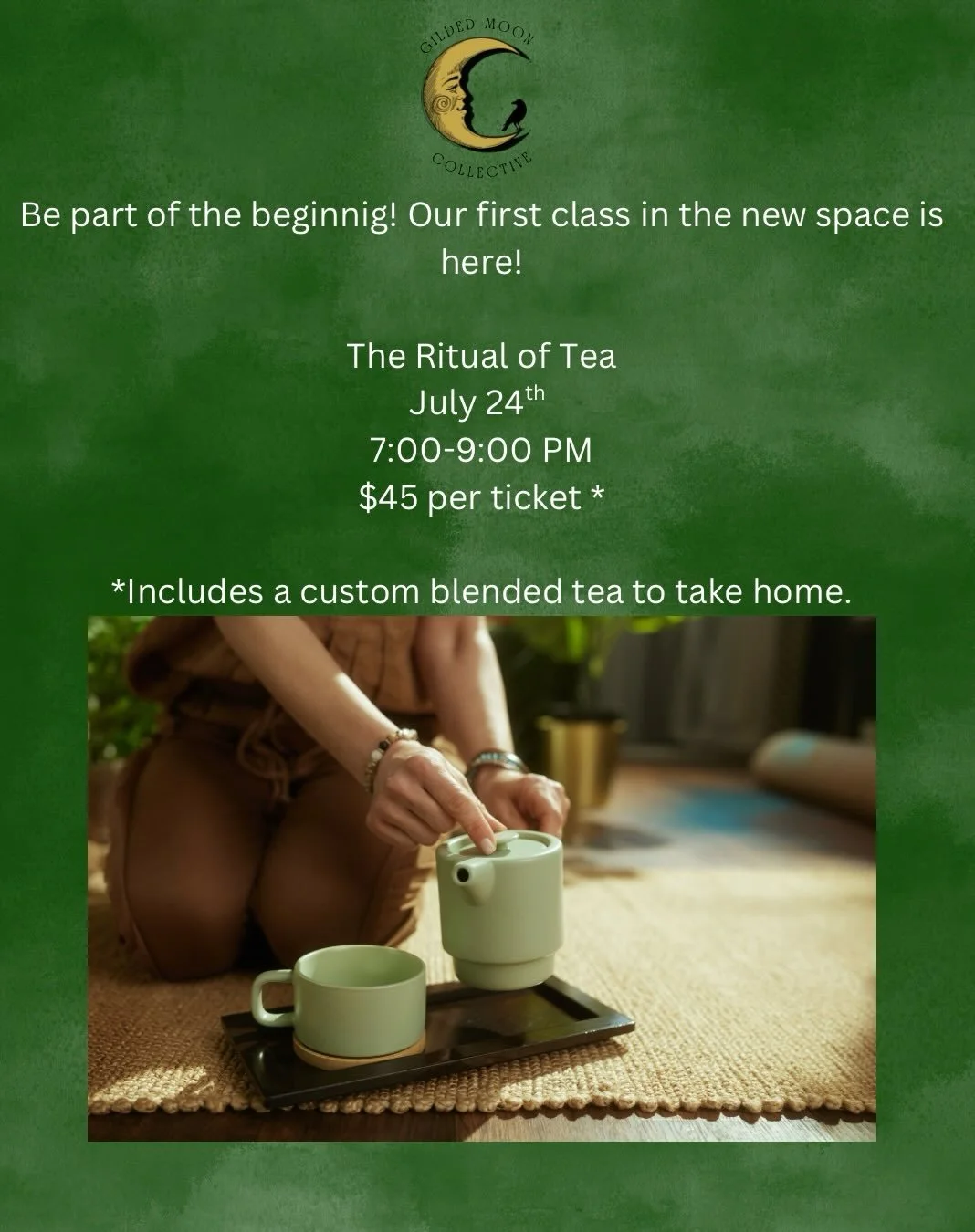 Girls&rsquo; night, but make it herbal.
Come spend an evening surrounded by relaxing herbs, warm tea, and good conversation. You&rsquo;ll leave with your own custom tea blend, new knowledge, and a full cup in more ways than one.

A few spots are stil