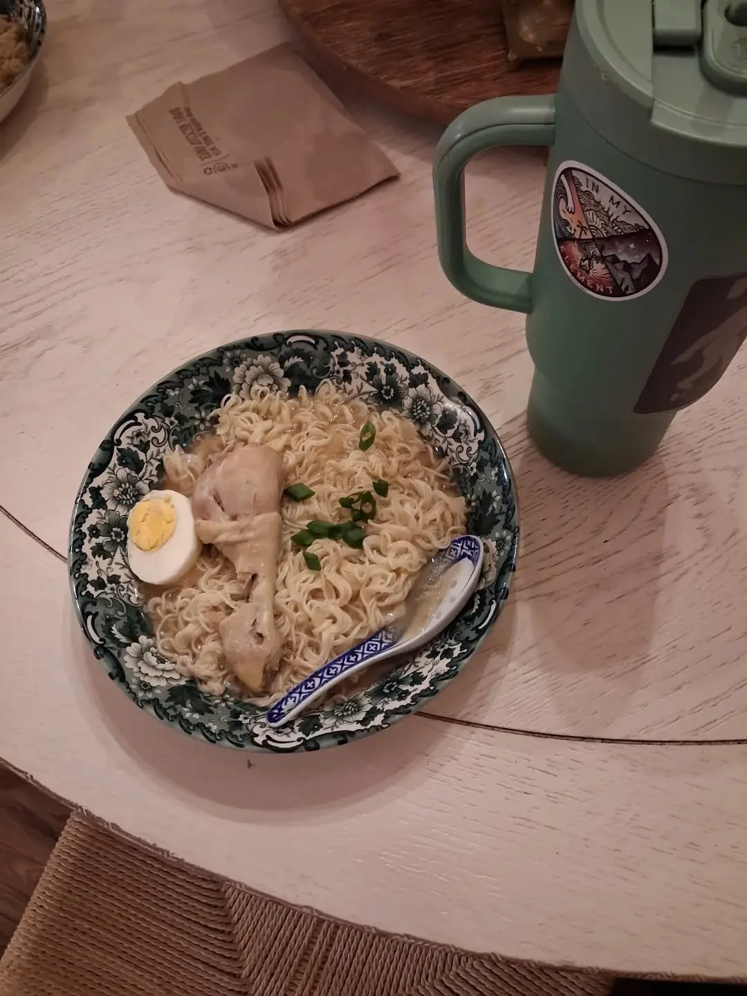 When you go to check on your bestie and she has dinner ready for you...... feeling very loved... 🥰