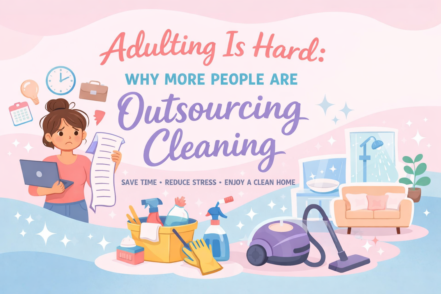Why More People Are Outsourcing Cleaning (And How It Makes Life Easier) 🧹