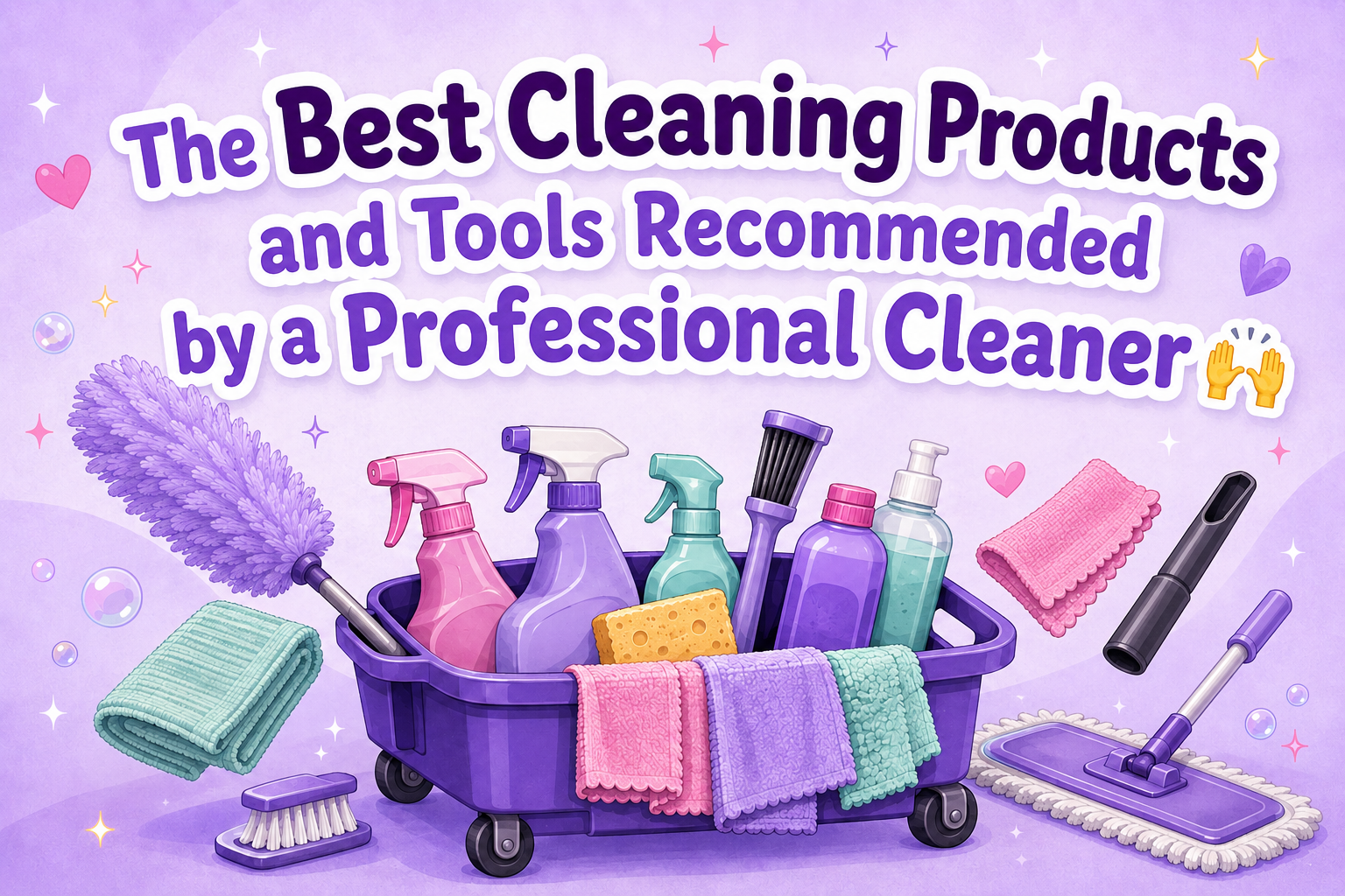 The Best Cleaning Products and Tools Recommended by a Professional Cleaner 🙌