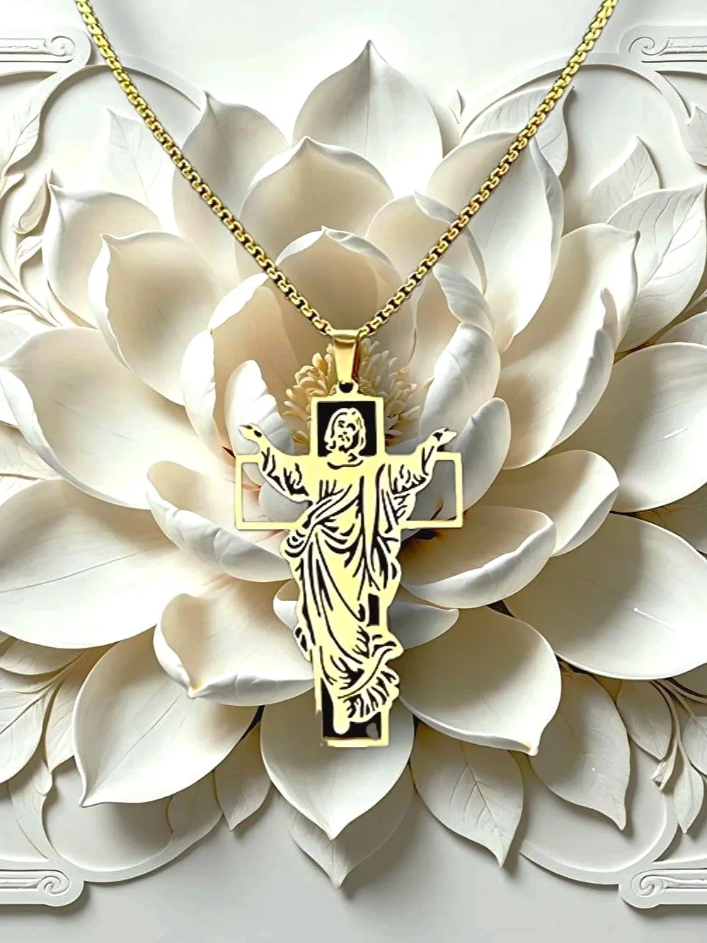 YAHSHUA+GOLDEN+CROSS+LORDS+PRAYER+OUR+FATHER+GOLDEN+CROSS+PRAYER+YHVH+HOLY+SPIRIT+DIVINE+SPIRITUAL+RELIGIOUS+FAITH+BIBLE+REVMARIAPIO+JESUS+GOSPEL+WORSHIP+SACRED+JEWELRY