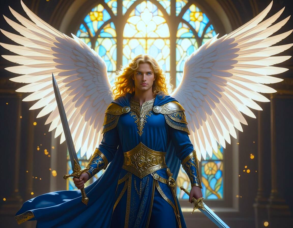 Archangel Michael Rev Maria Piotrovskaja spiritual warrior angel with the sword faith bible heaven