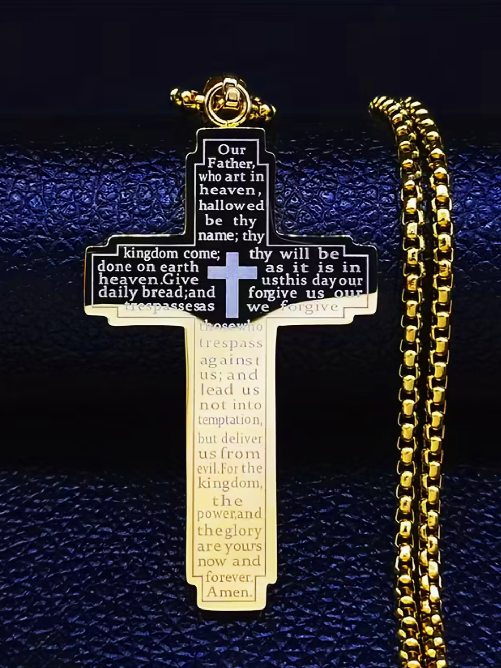 LORDS+PRAYER+OUR+FATHER+GOLDEN+CROSS+PRAYER+YHVH+HOLY+SPIRIT+DIVINE+SPIRITUAL+RELIGIOUS+FAITH+BIBLE+REVMARIAPIO+JESUS+GOSPEL+WORSHIP+SACRED+JEWELRY