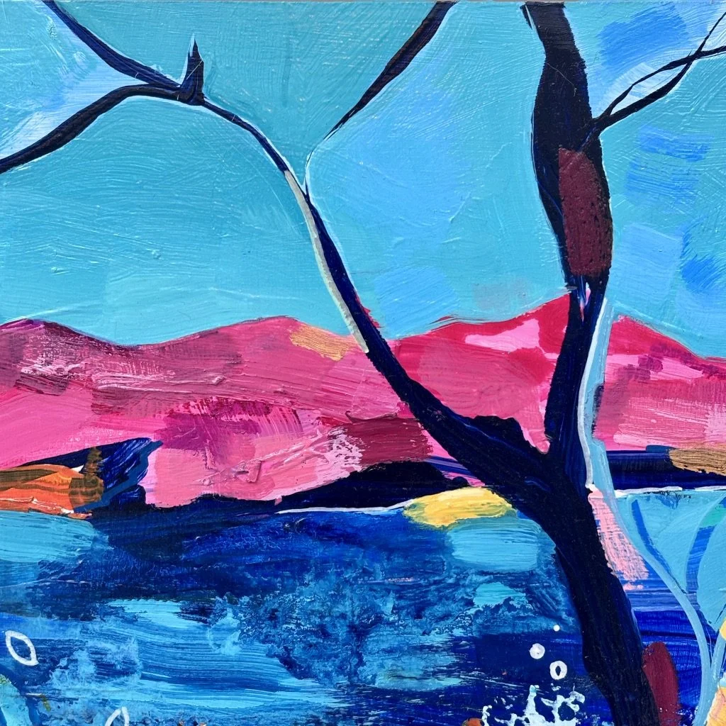 Blissfully Pink III, on the Helford River (3 of 3)