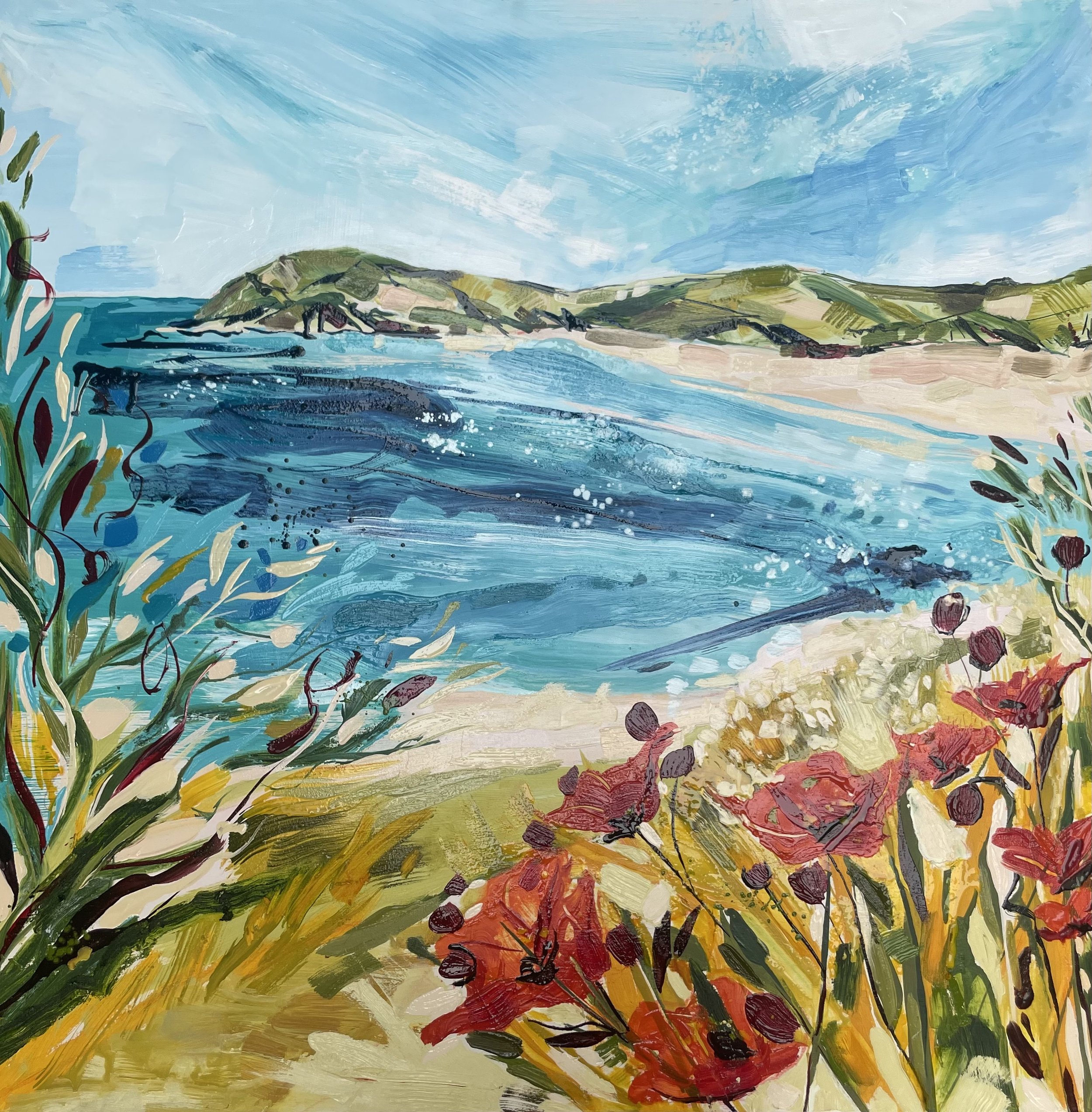 2024, Poppies at Polly Joke (A0110)