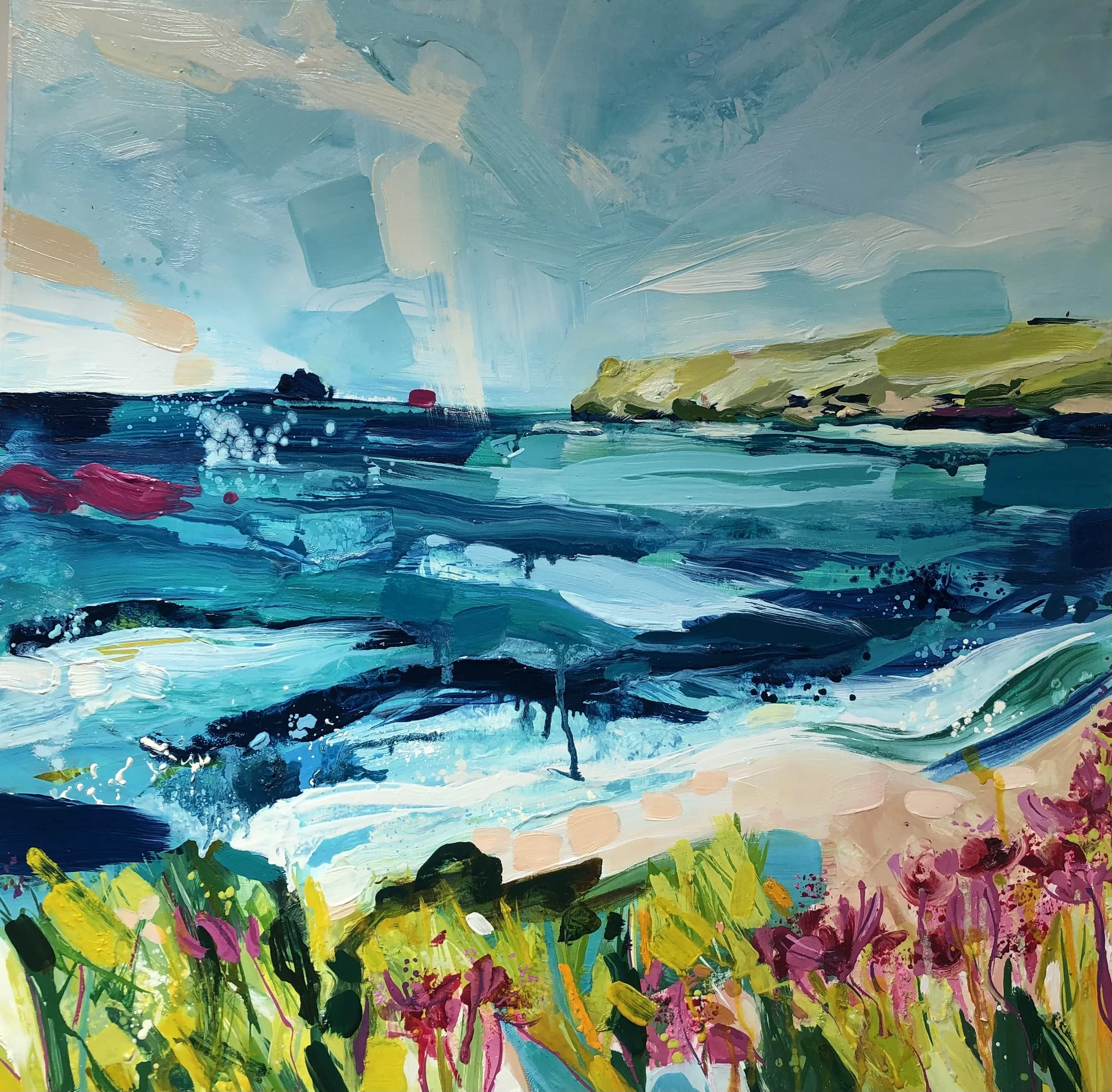 2022, Pinks above Polzeath (A0067)