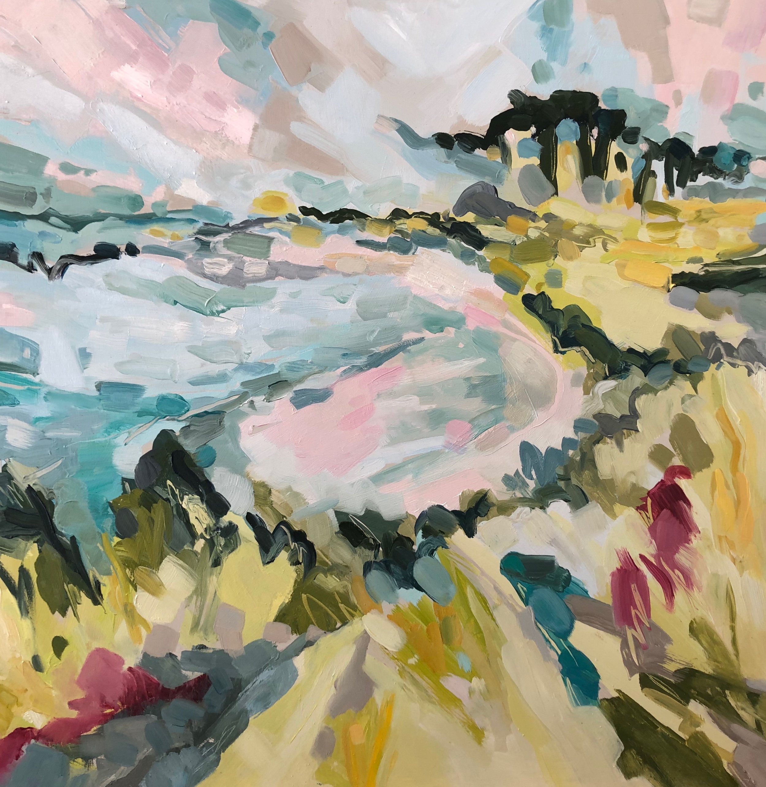 2019, Poems of Scotland, Gullane Beach Bay (A0011)