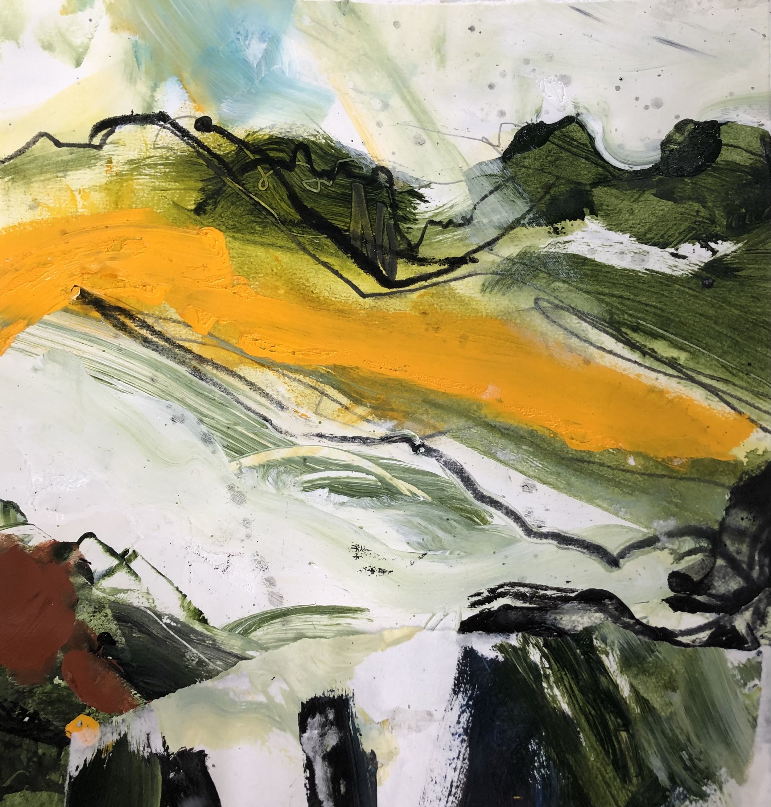 2020, Ilam Park sketch 4 (A0018)