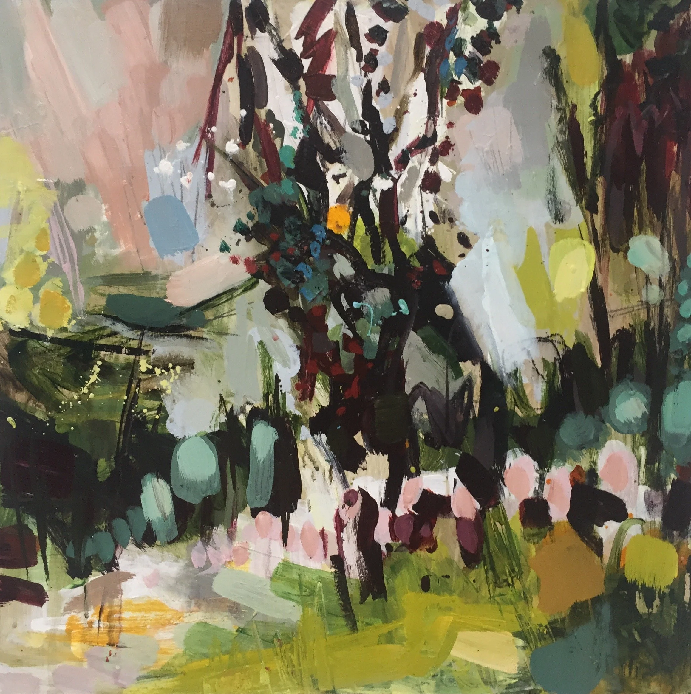 2018, Through the Trees at Dovedale (A0007)