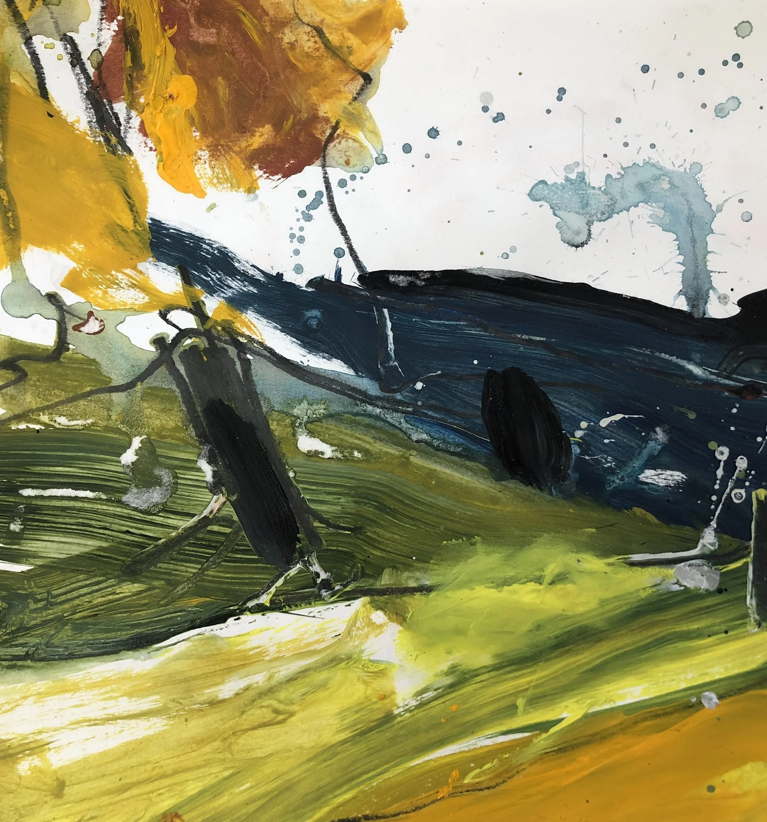 2020, Ilam Park sketch 6 (A0020)