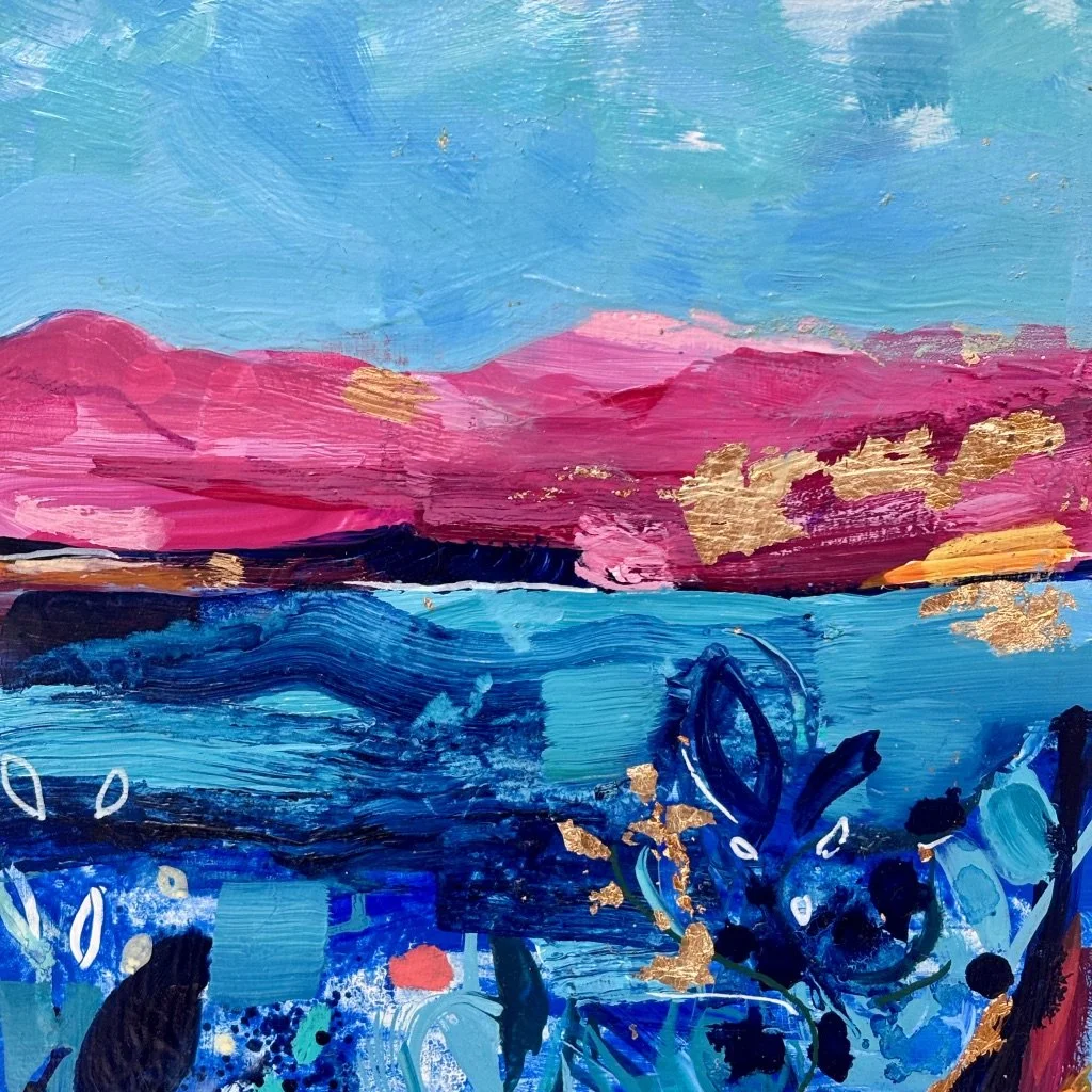 Blissfully Pink I, on the Helford River (1 of 3)