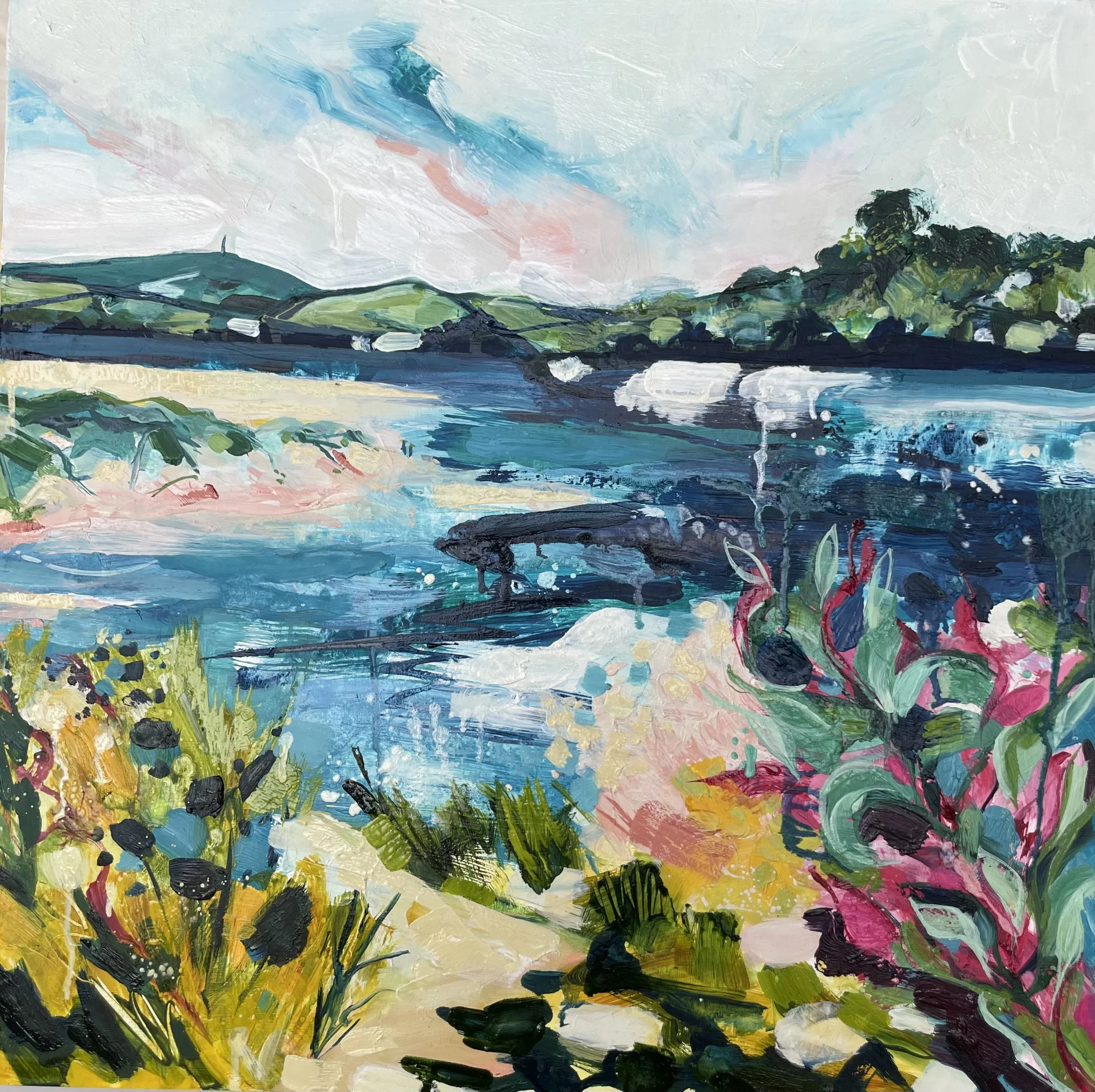 2023, Surf breaking towards Padstow (A0094)