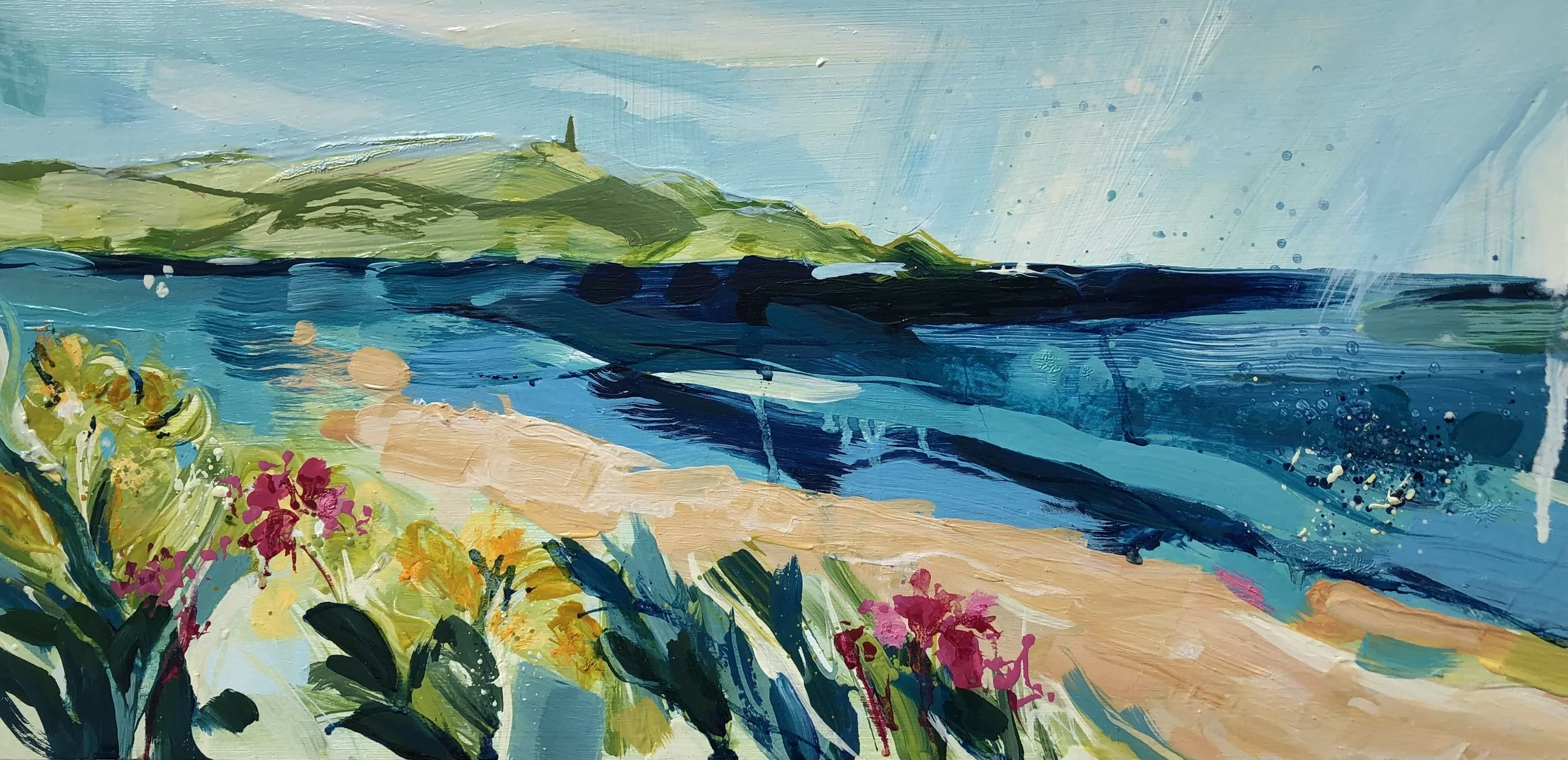 2022, Pinks by the Atlantic, Greenaway (A0068)