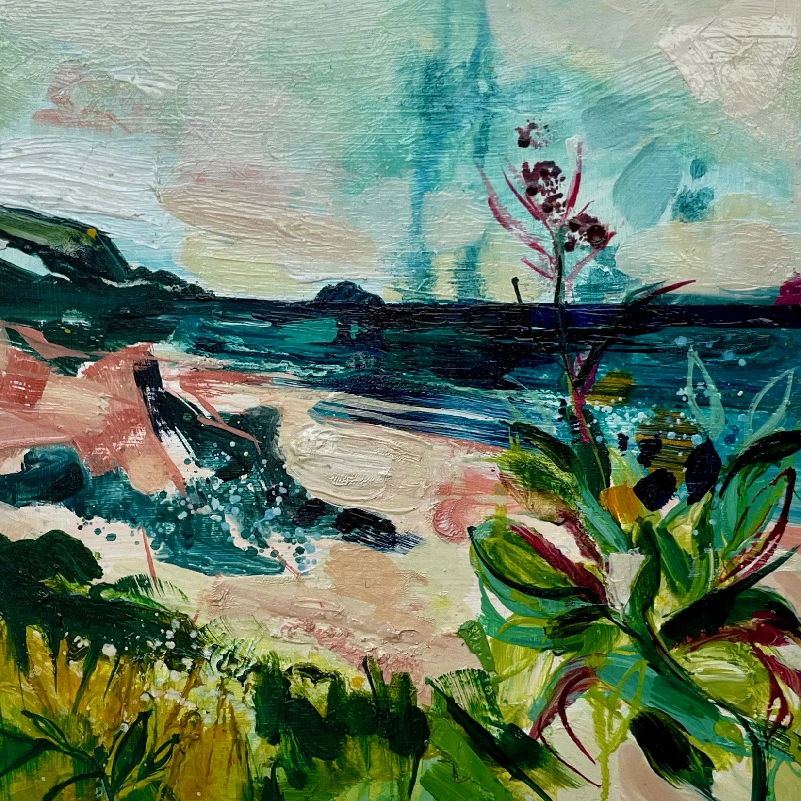 2023, Under Denim Skies, Tregirls, Triptych (A0100)