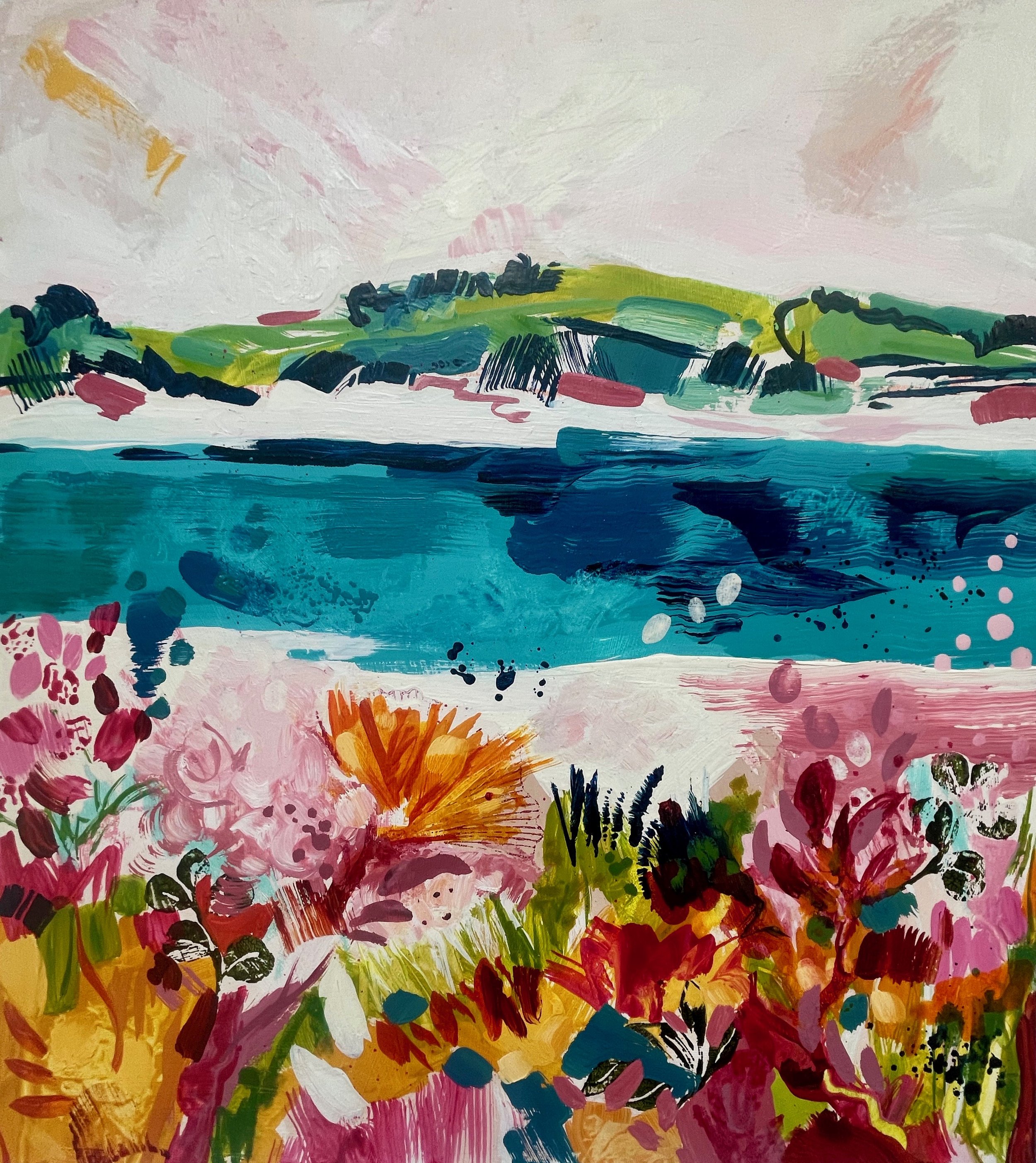 2024, Sea Thrift at Camel Estuary (A0117)