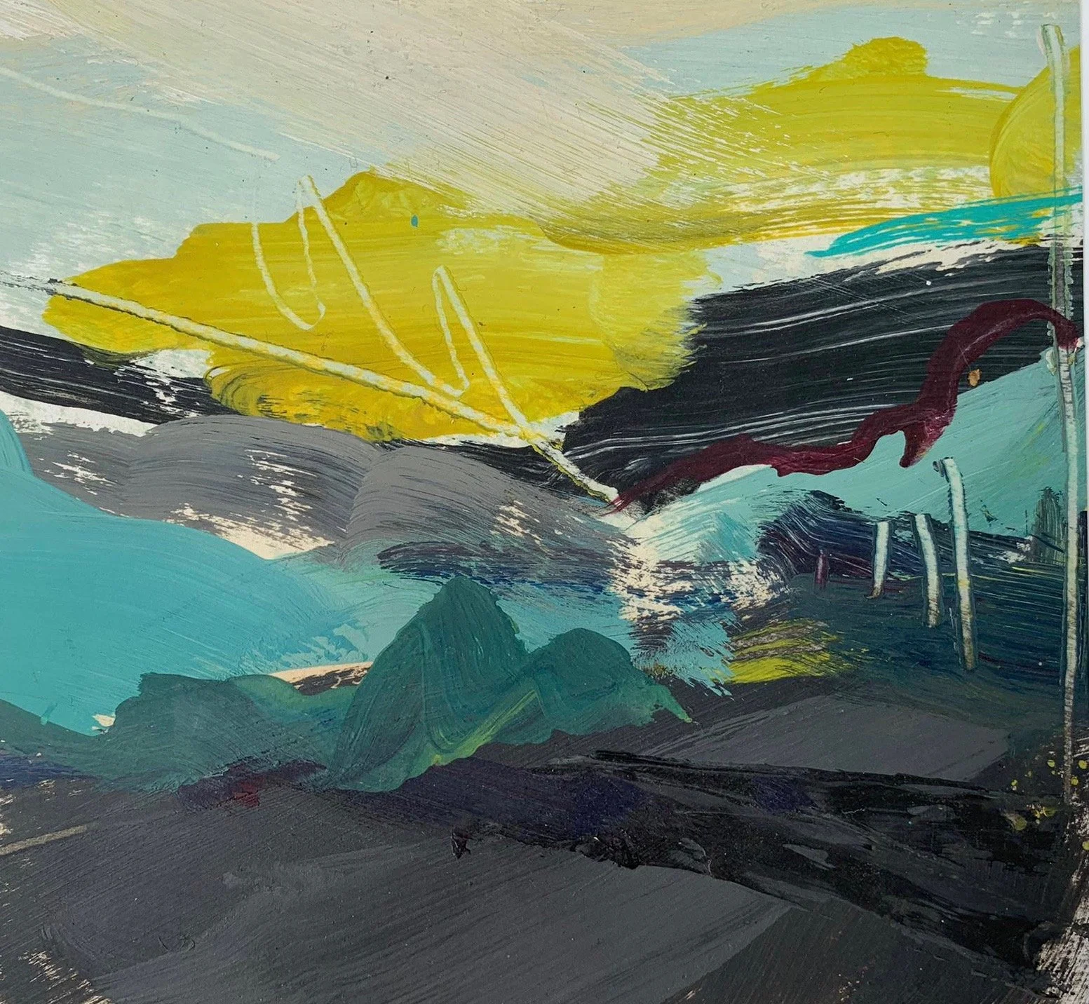 2021, Old Malling Farm Sketch 1 (A0039)