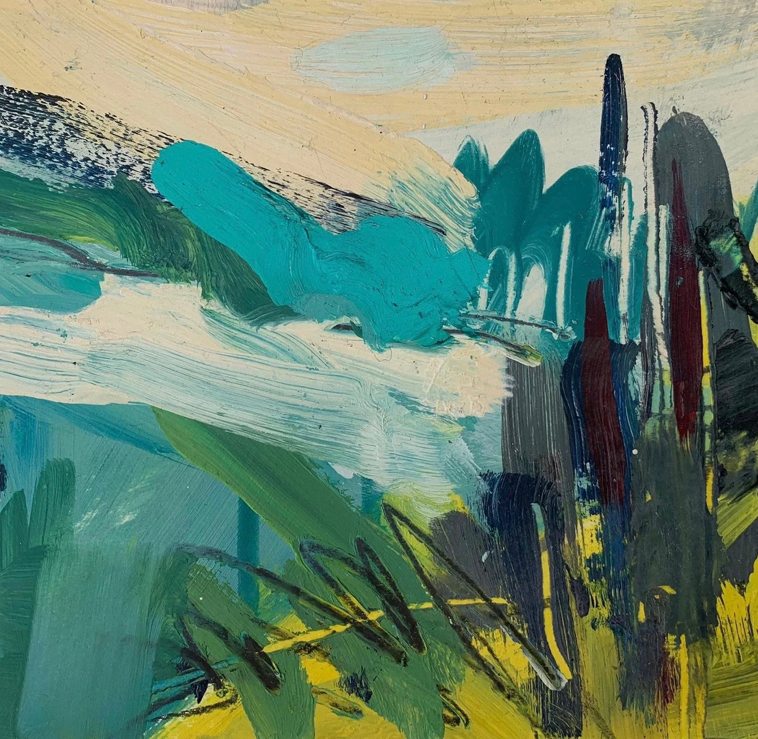 2021, Old Malling Farm Sketch 2 (A0040)