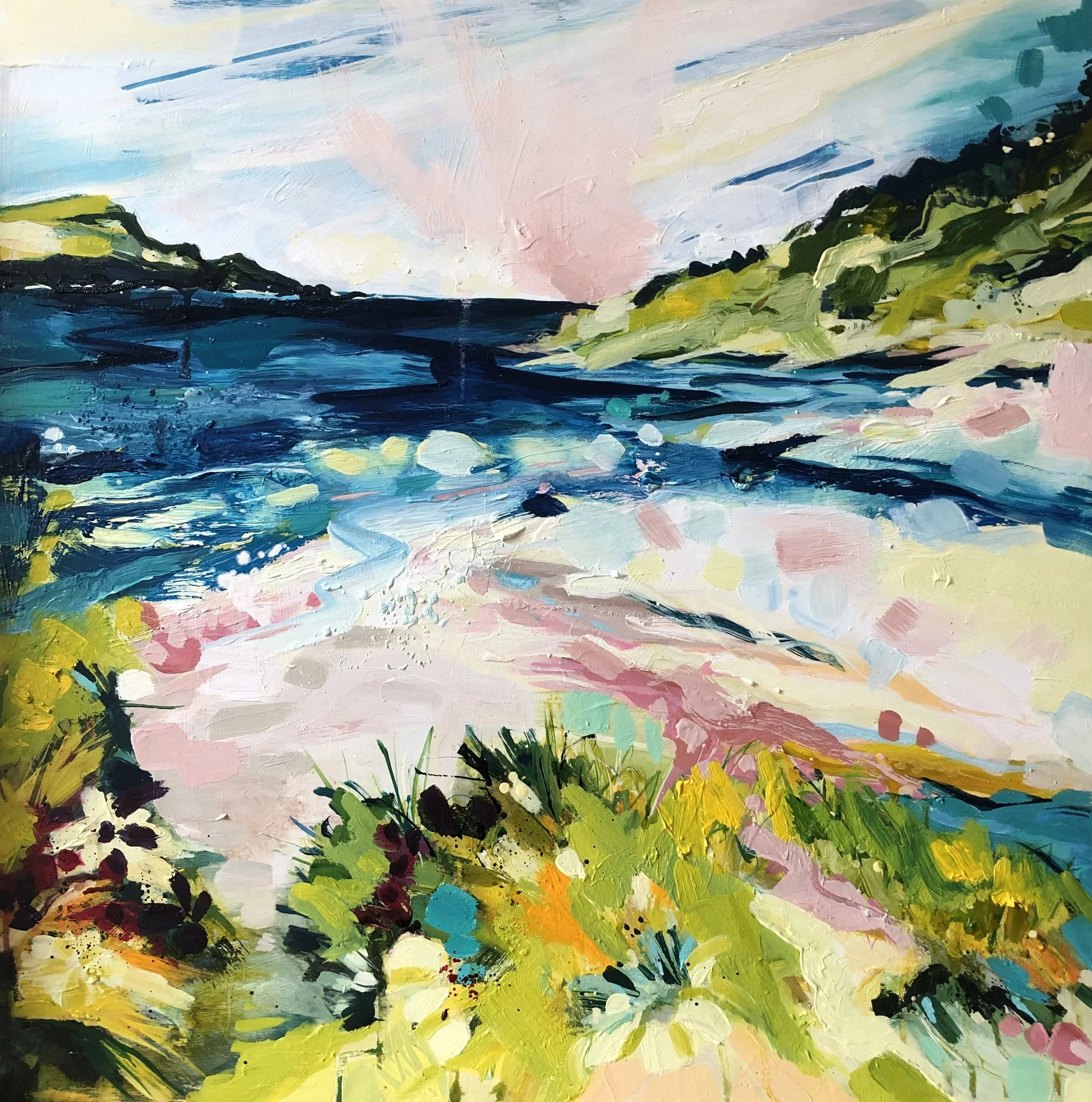 2022, Pink Sands at Daymer Beach (A0066)