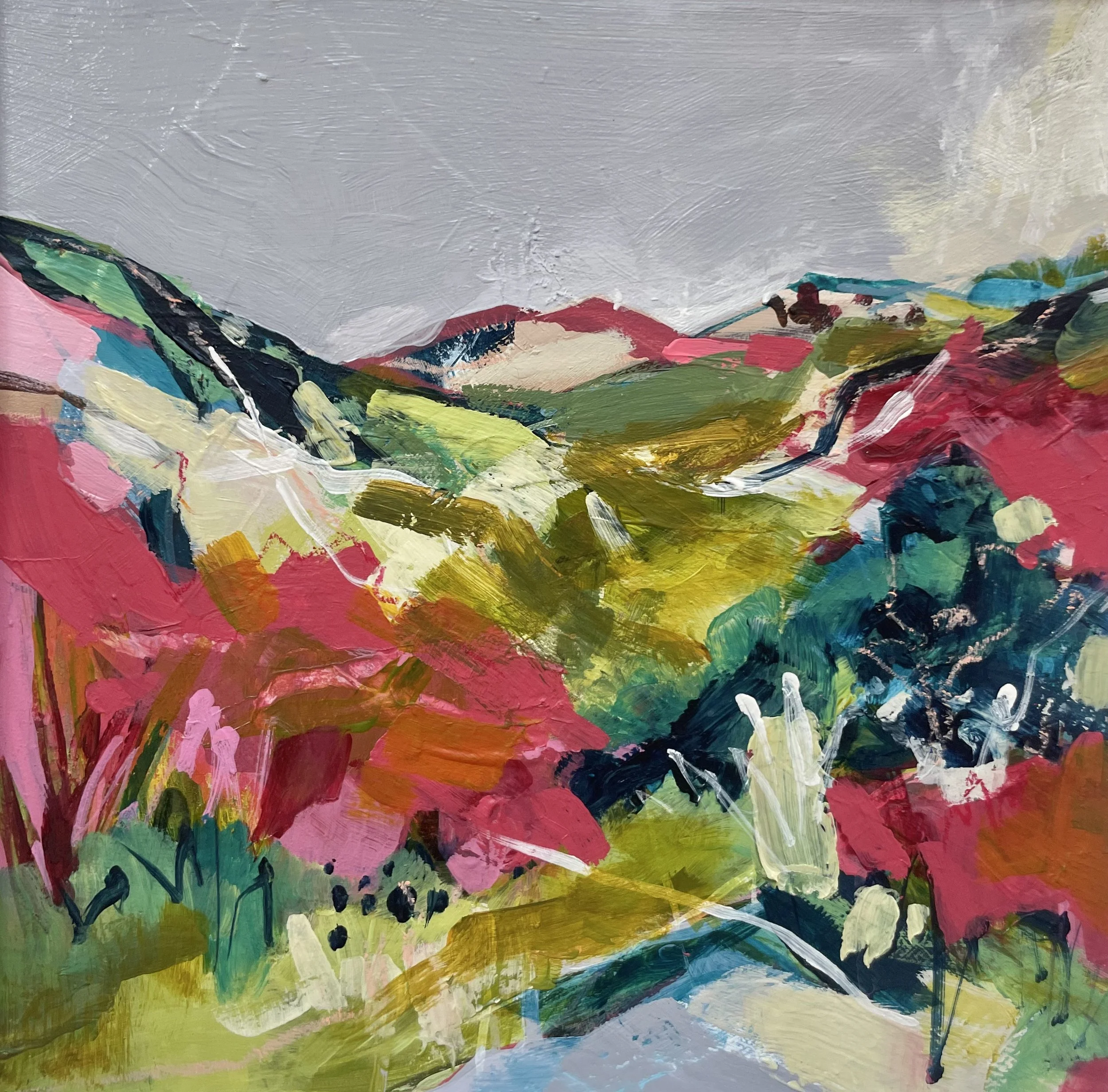 Brightly Dotted Fields, the Peak District