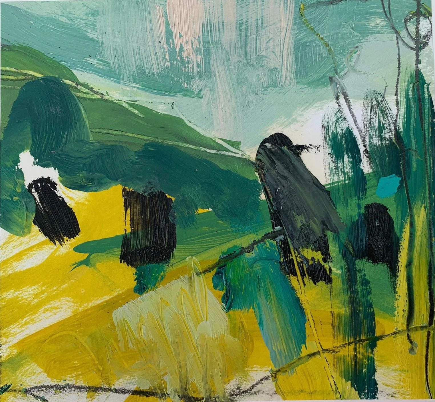 2021, Old Malling Farm sketch 6 (A0044)